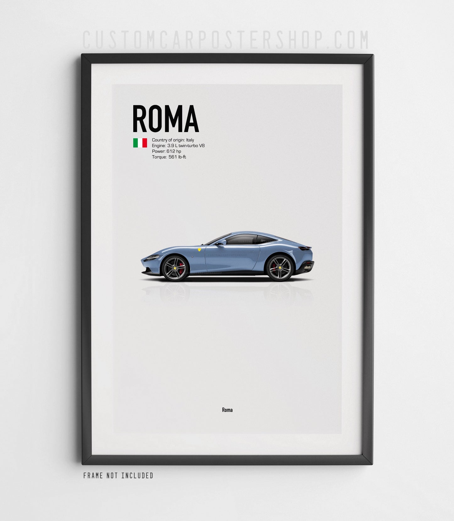 Ferrari Roma Poster