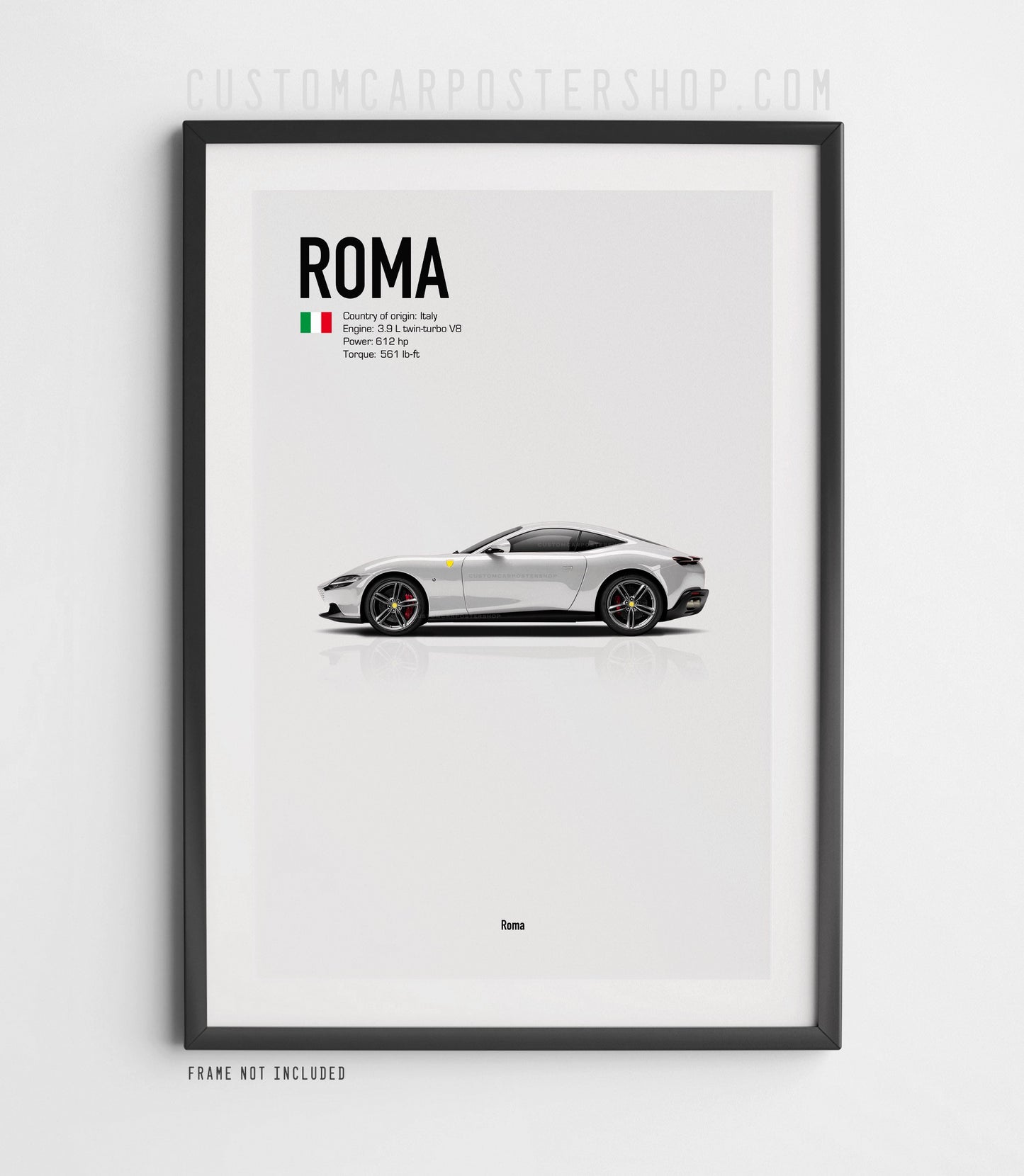 Ferrari Roma Poster