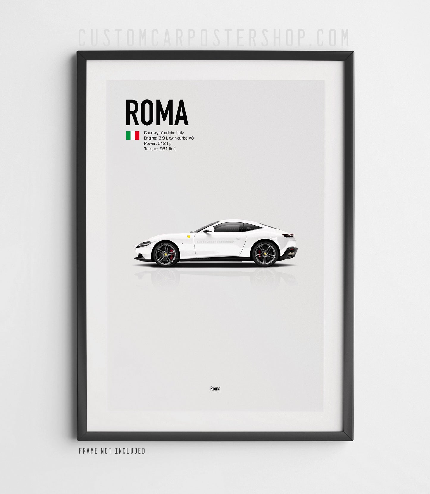 Ferrari Roma Poster