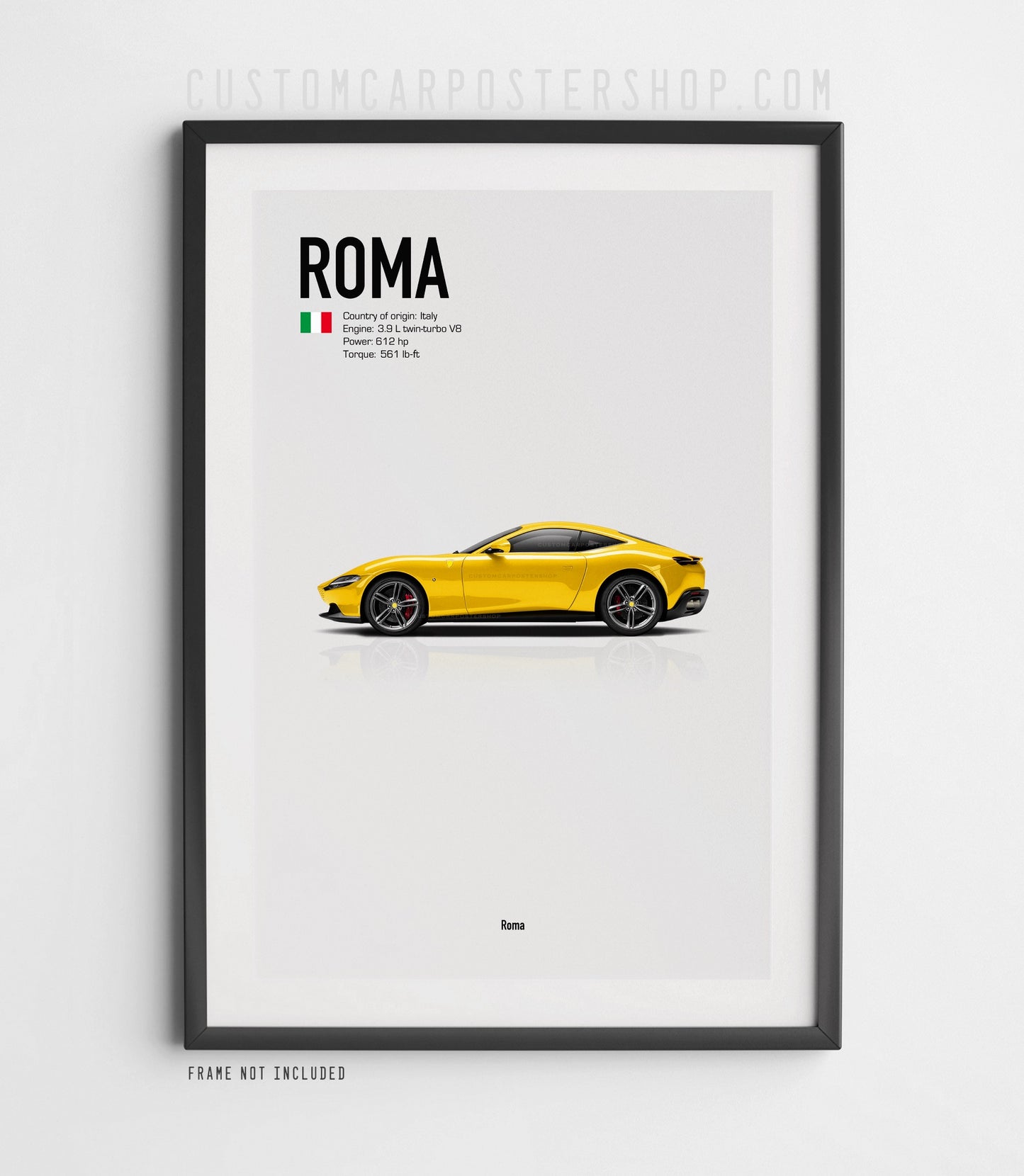 Ferrari Roma Poster
