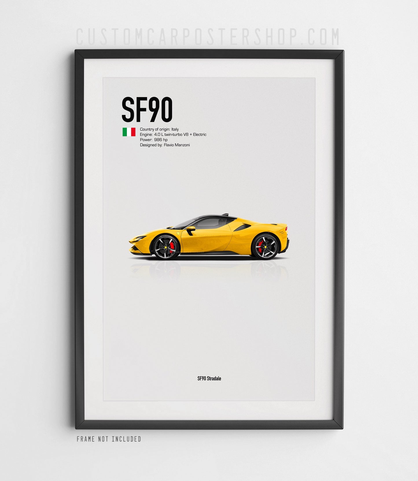 Ferrari SF90 Stradale Poster