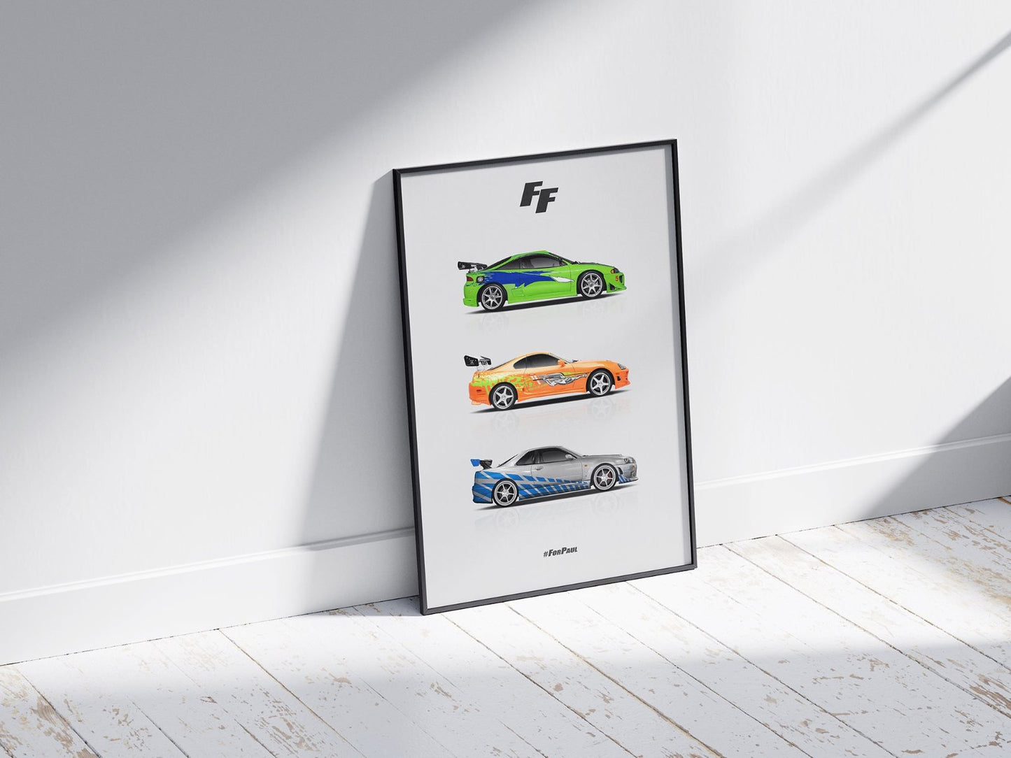 The Fast and The Furious (Paul Walker) Tribute Poster