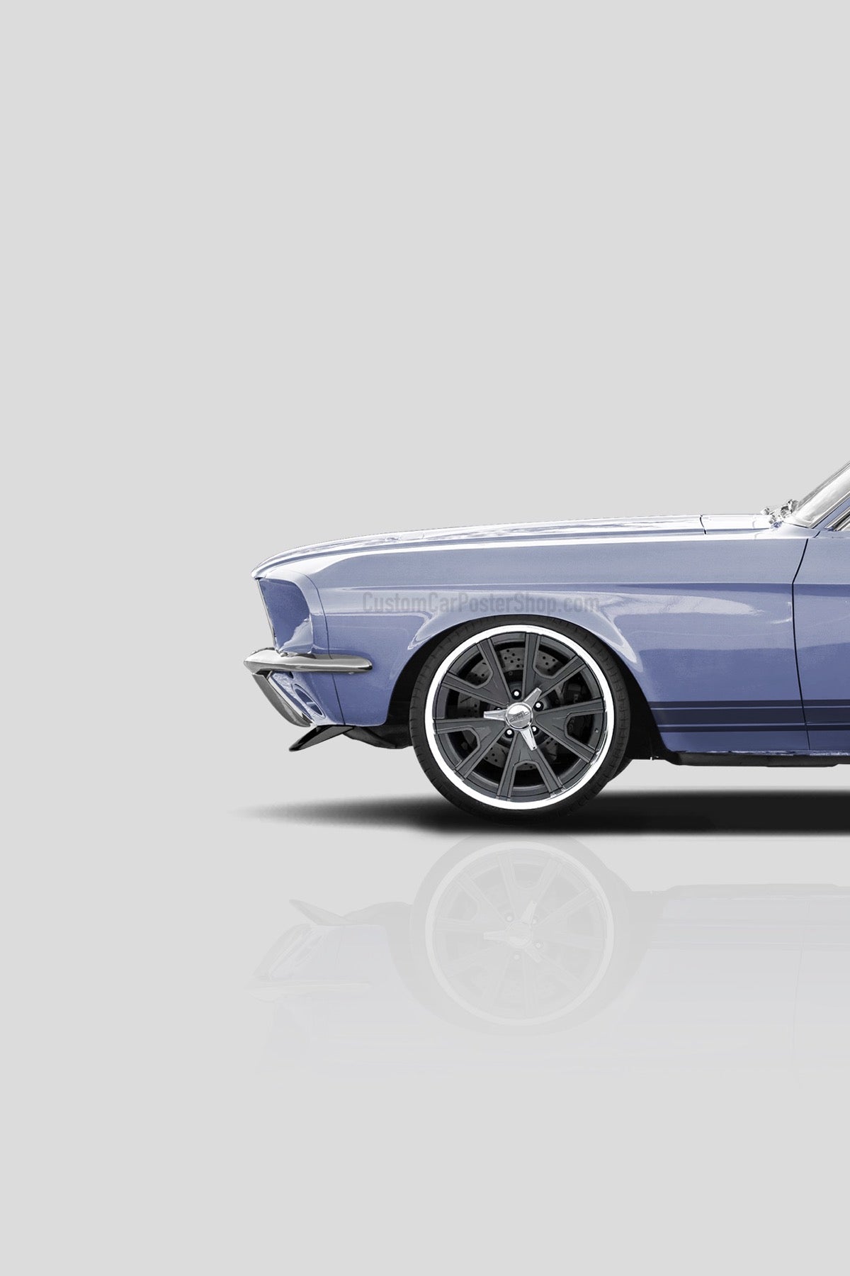Ford 67' Mustang Fastback Art Print (Commissioned)
