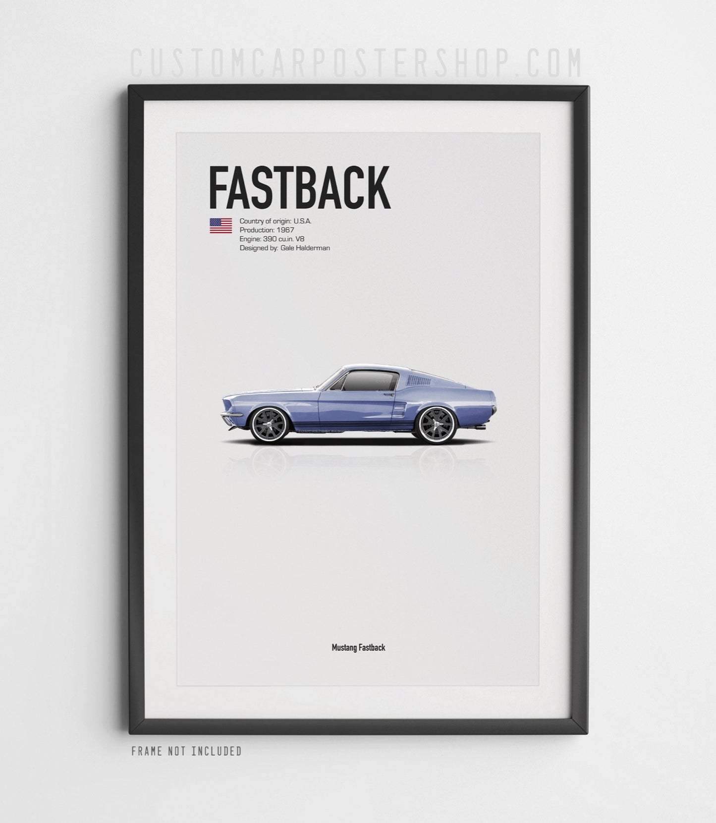 Custom 1967 Mustang Fastback Sema with Forgeline wheels