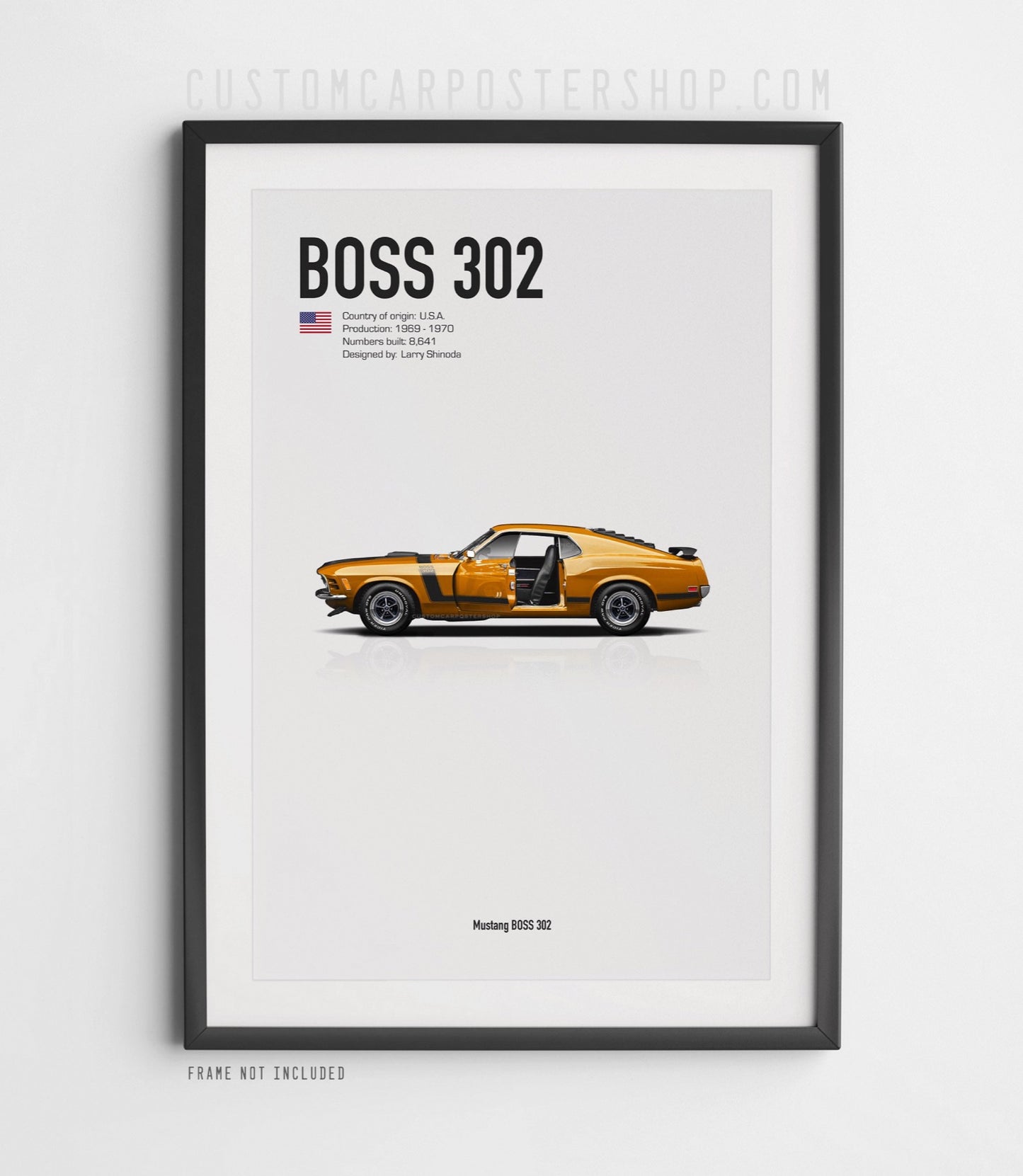 Ford Mustang BOSS 302 Poster