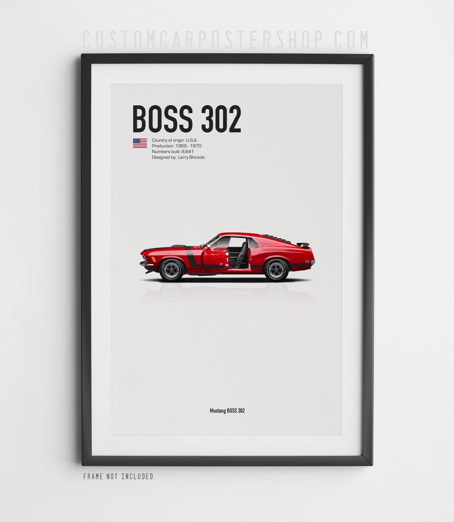 Ford Mustang BOSS 302 Poster