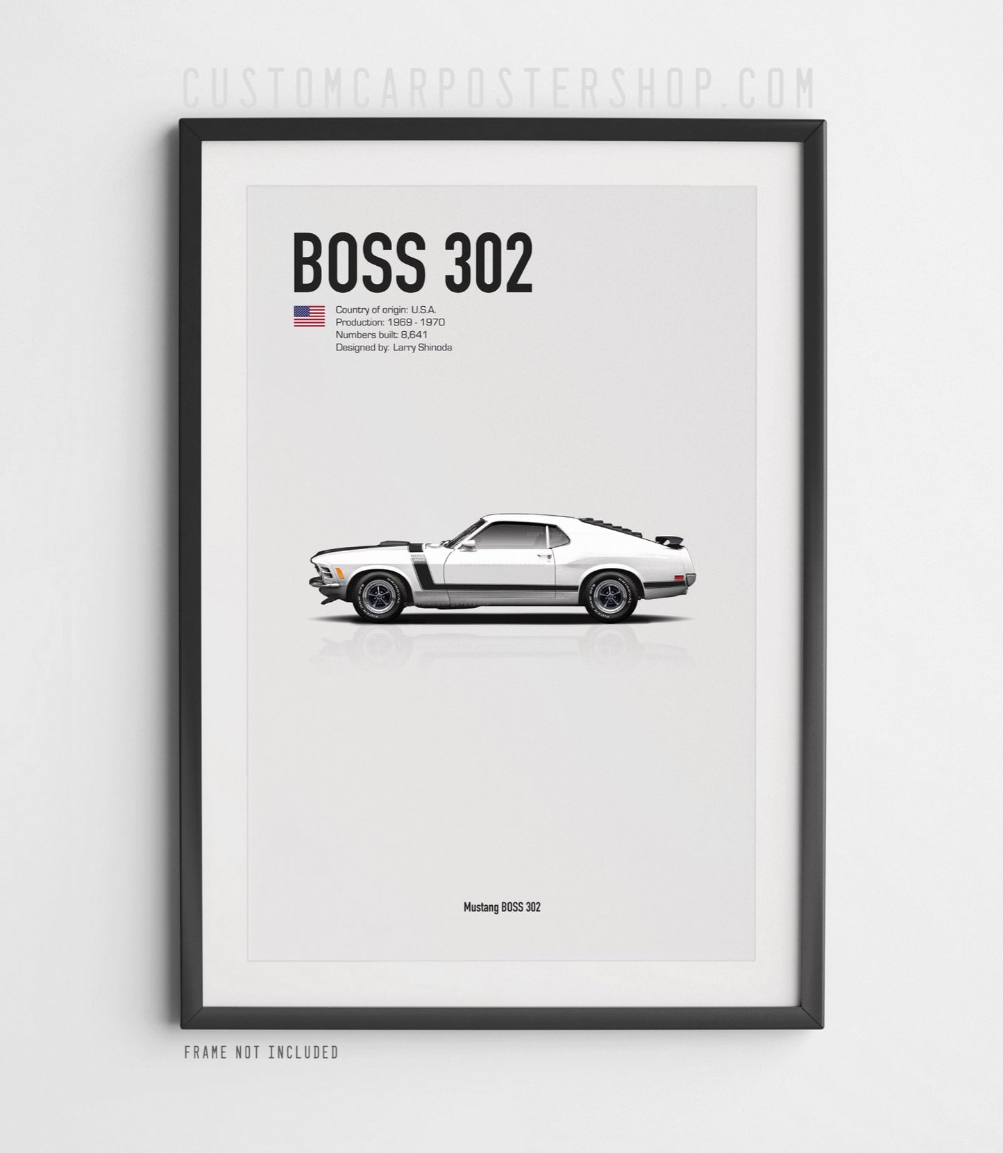 Ford Mustang BOSS 302 Poster