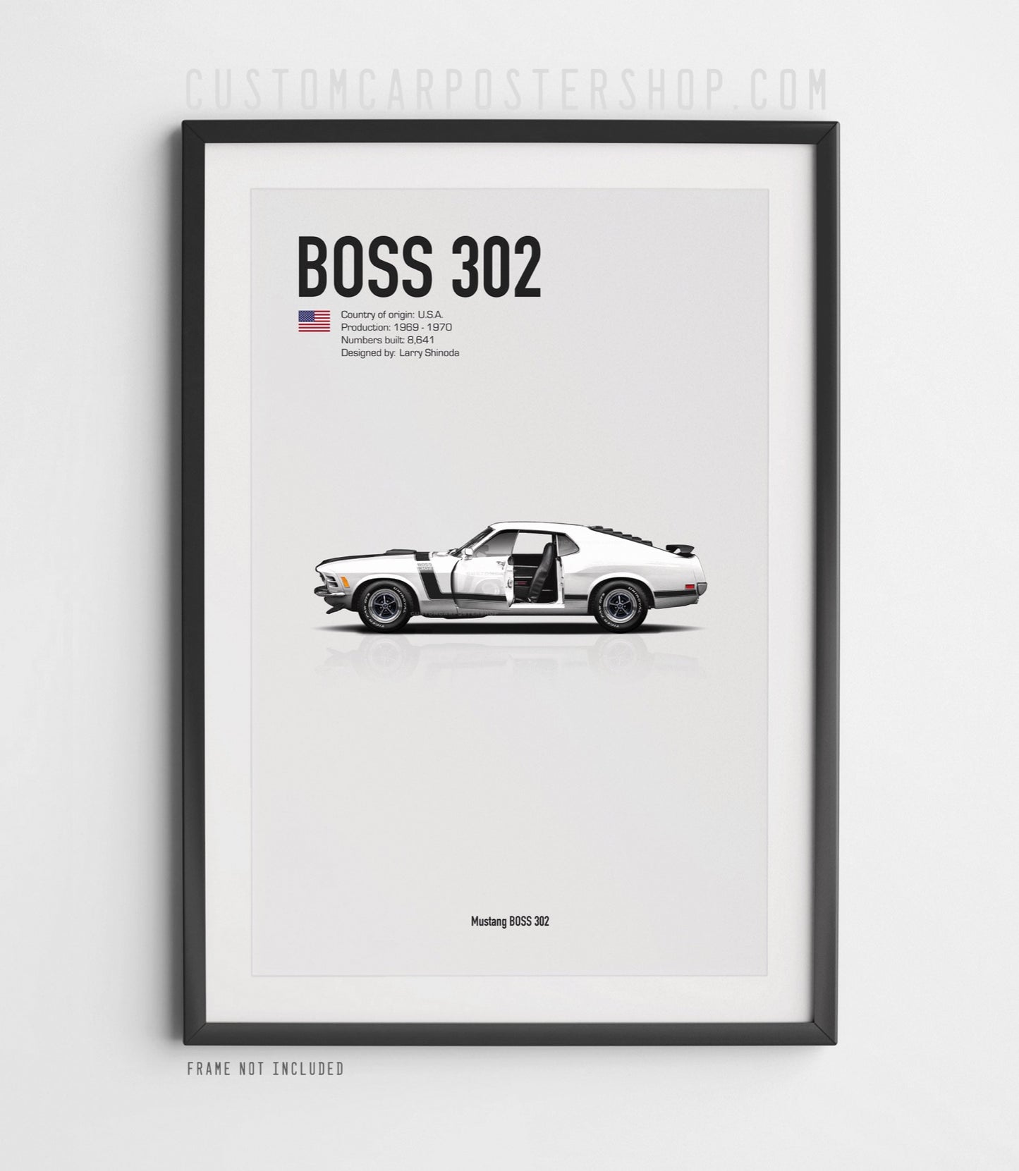 Ford Mustang BOSS 302 Poster