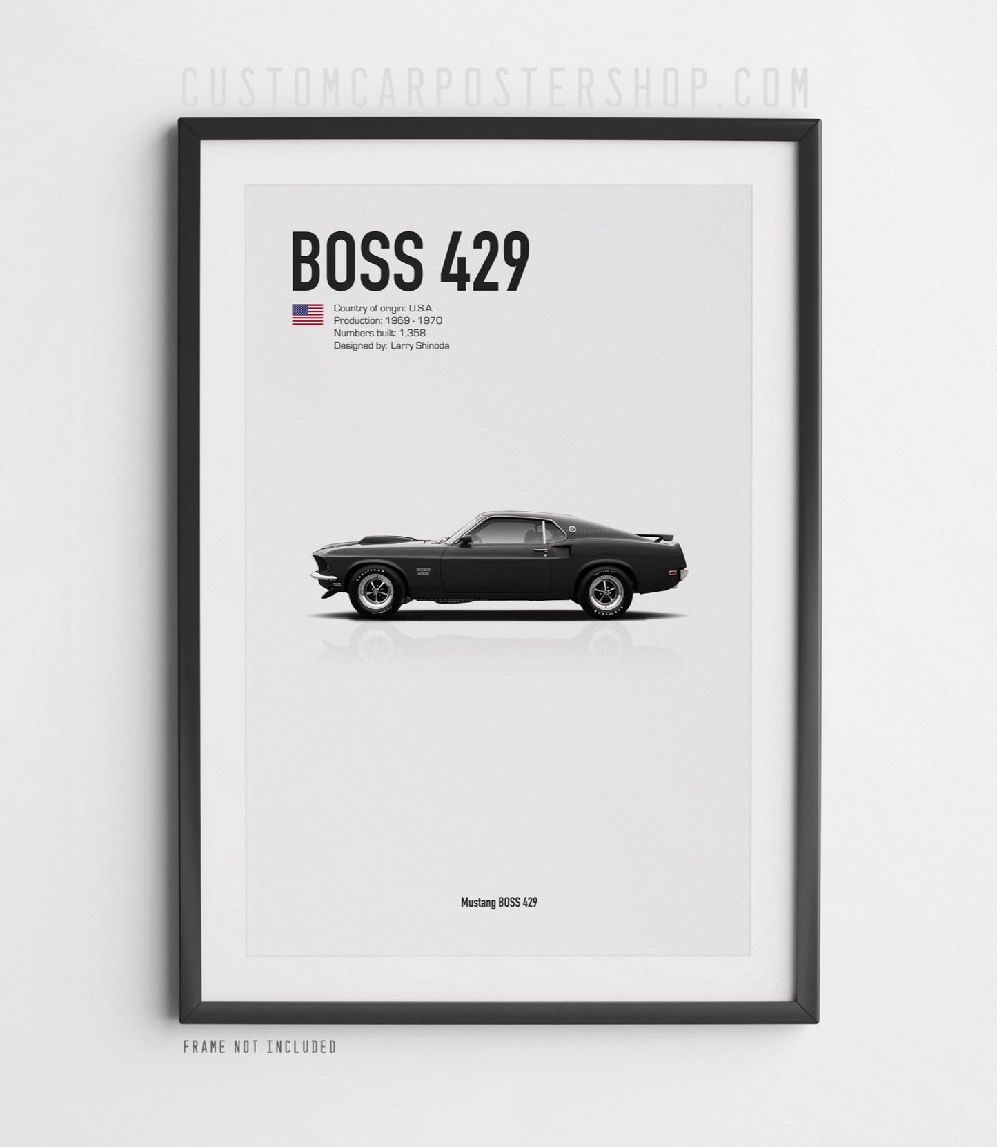 Ford Mustang BOSS 429 Poster
