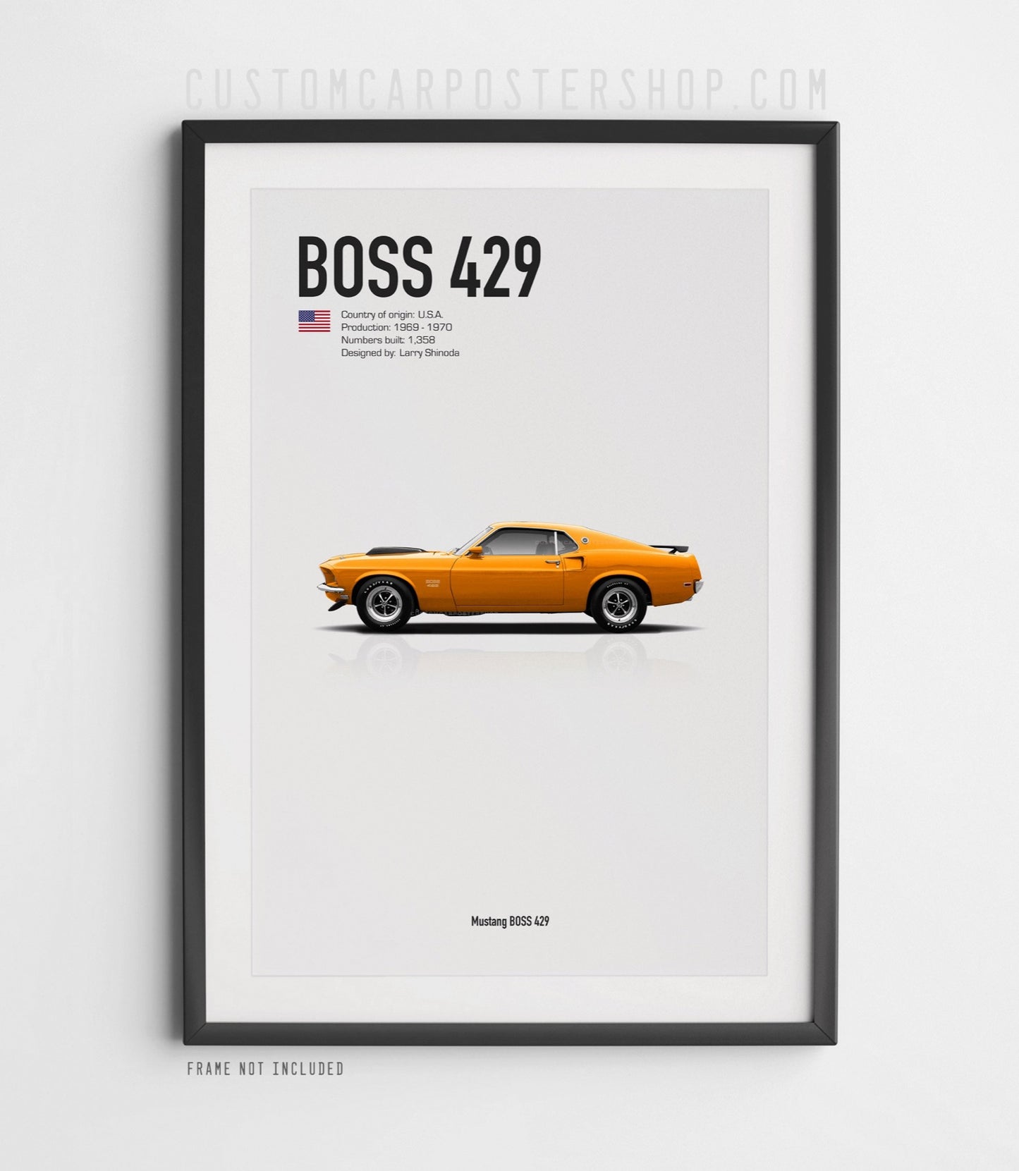Ford Mustang BOSS 429 Poster