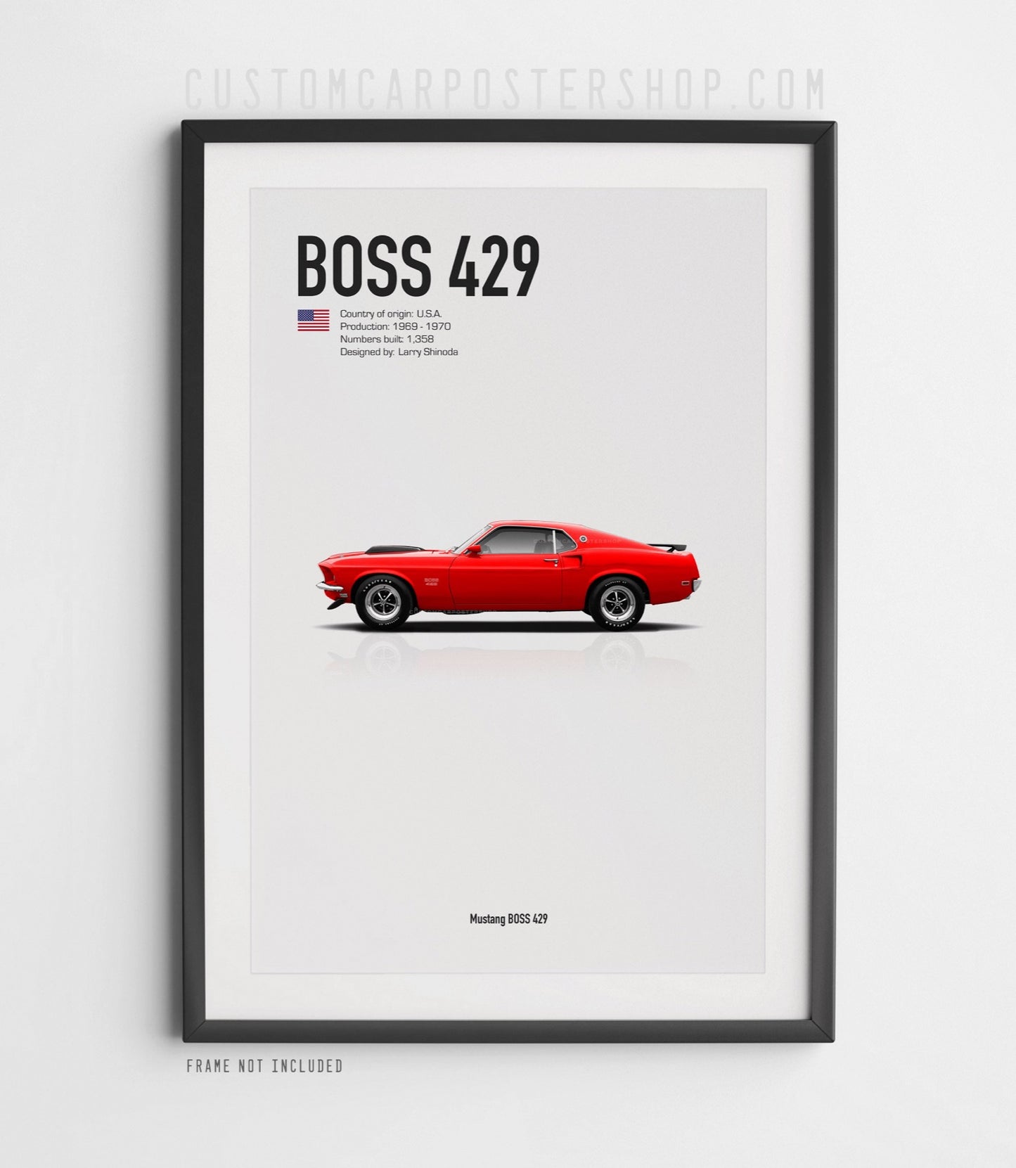 Ford Mustang BOSS 429 Poster