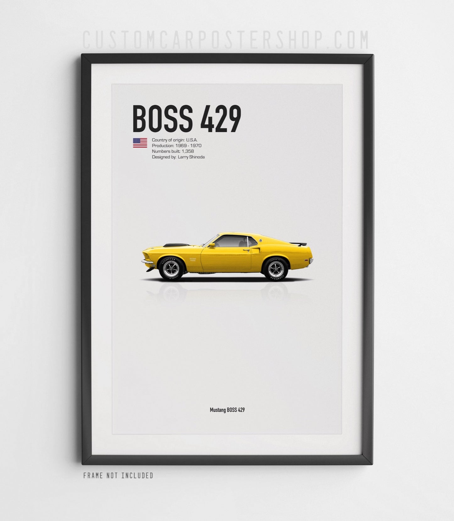 Ford Mustang BOSS 429 Poster
