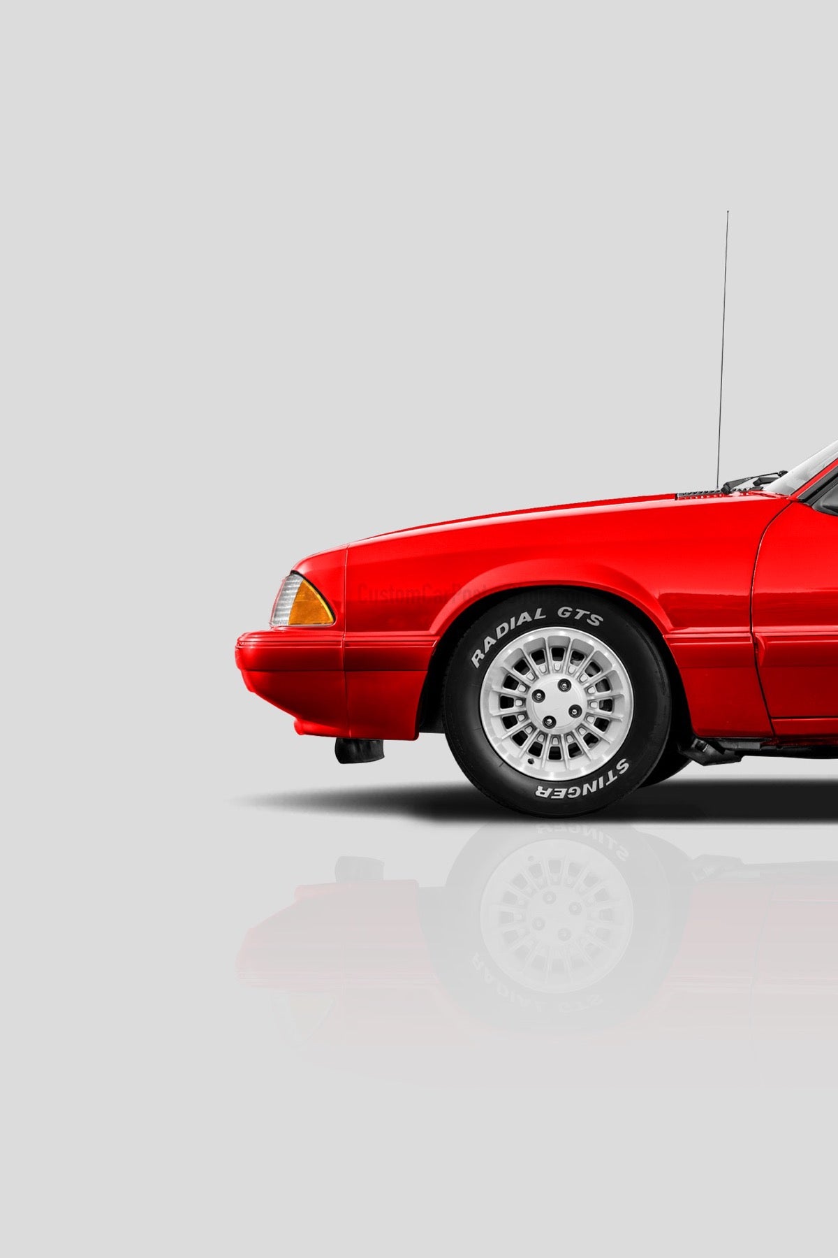 Ford Mustang Fox Body 3rd Gen Poster