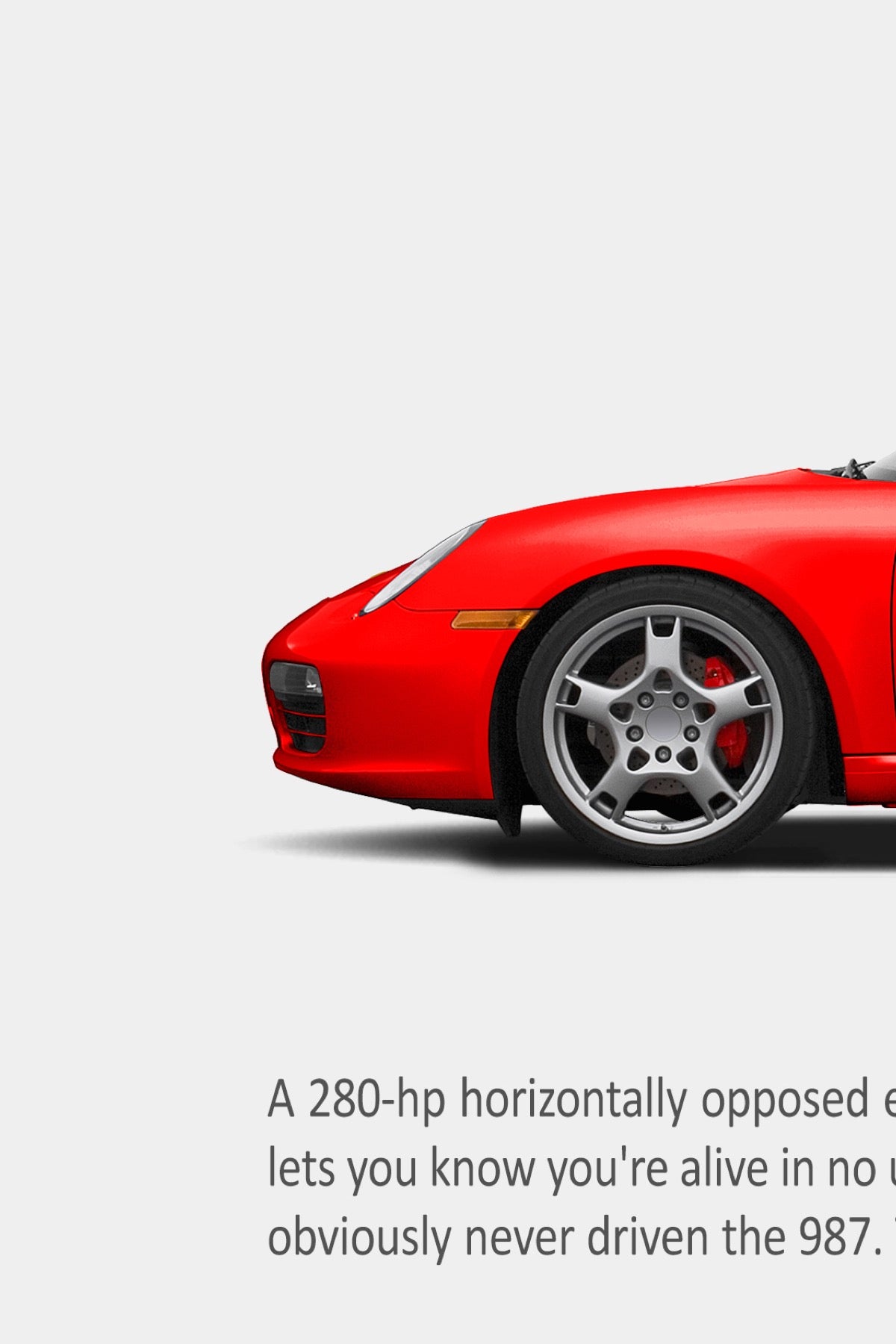 Porsche 987 Boxster S Print Ad - Happiness