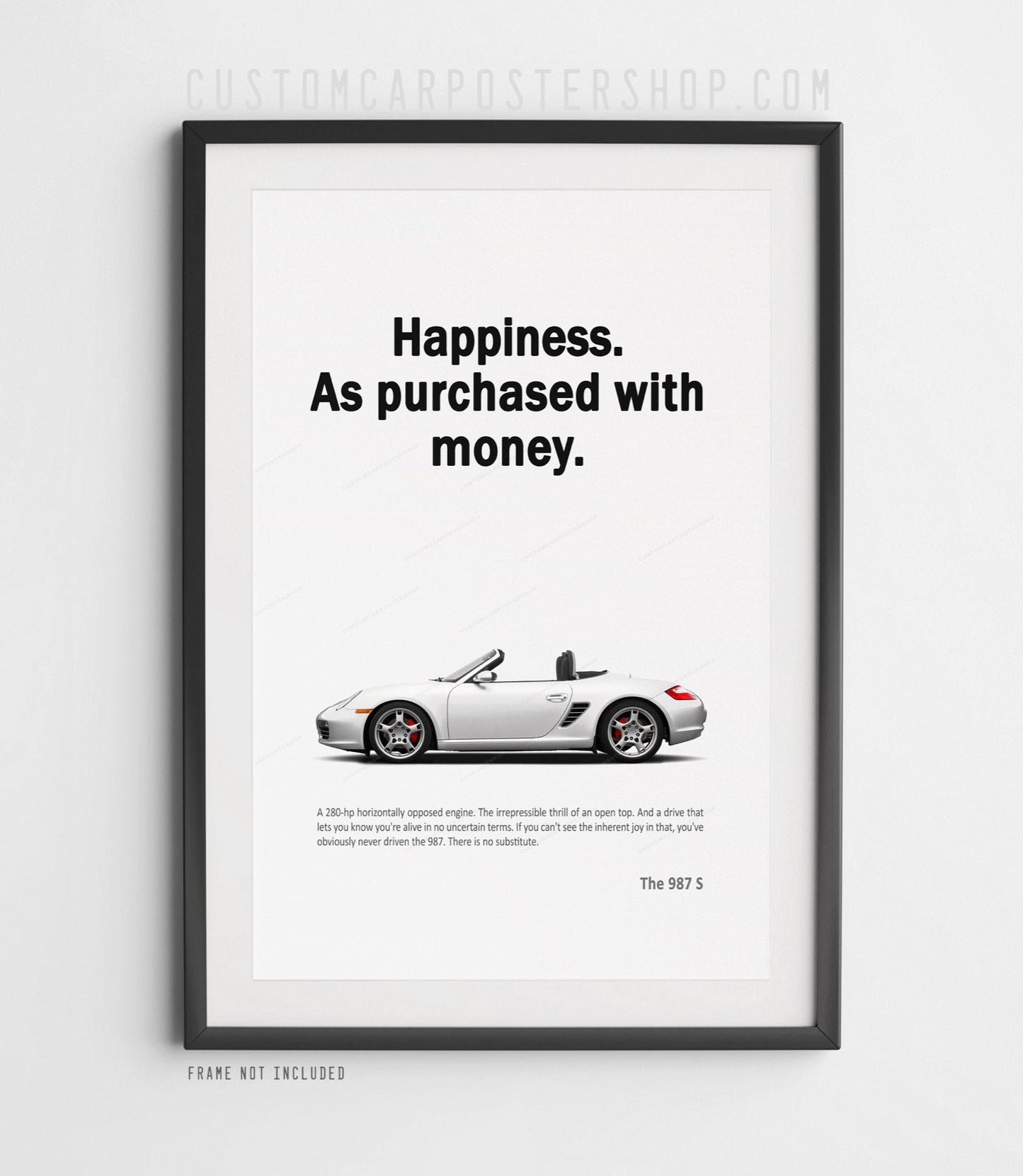 Porsche 987 Boxster S Print Ad - Happiness
