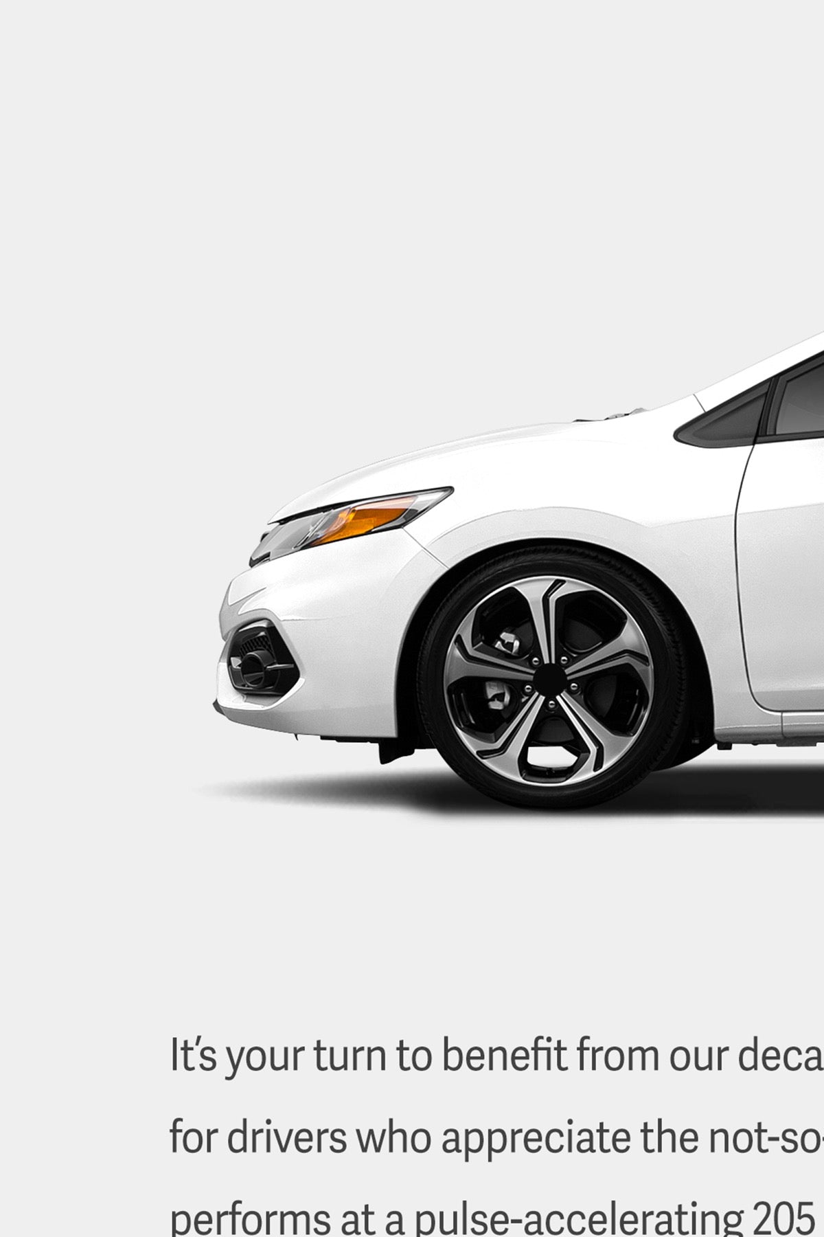 Honda Civic Si (9th Gen) Coupe Print Ad - Pit Crew