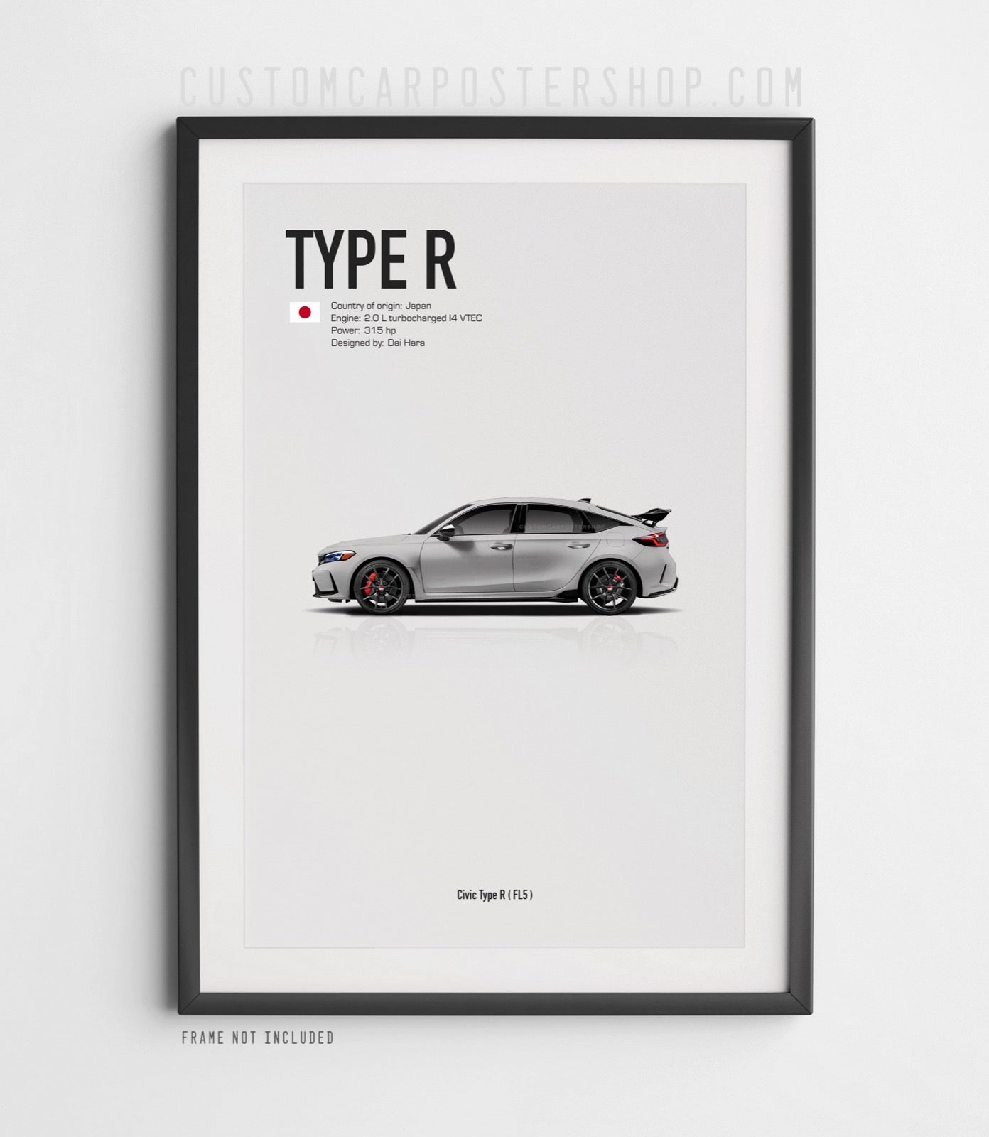 Honda Civic Type R FL5 (MY 2023) Poster