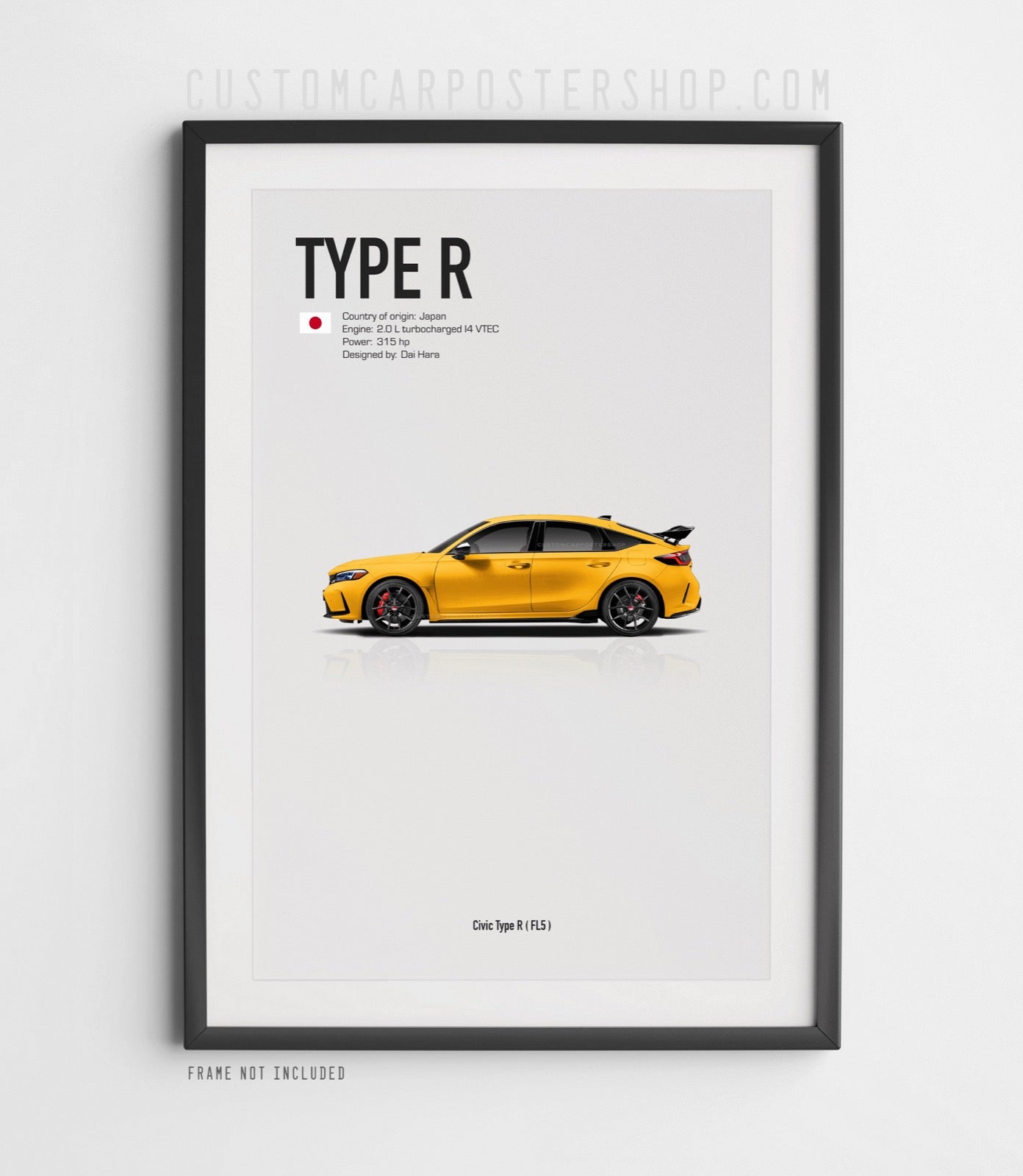 Honda Civic Type R FL5 (MY 2023) Poster