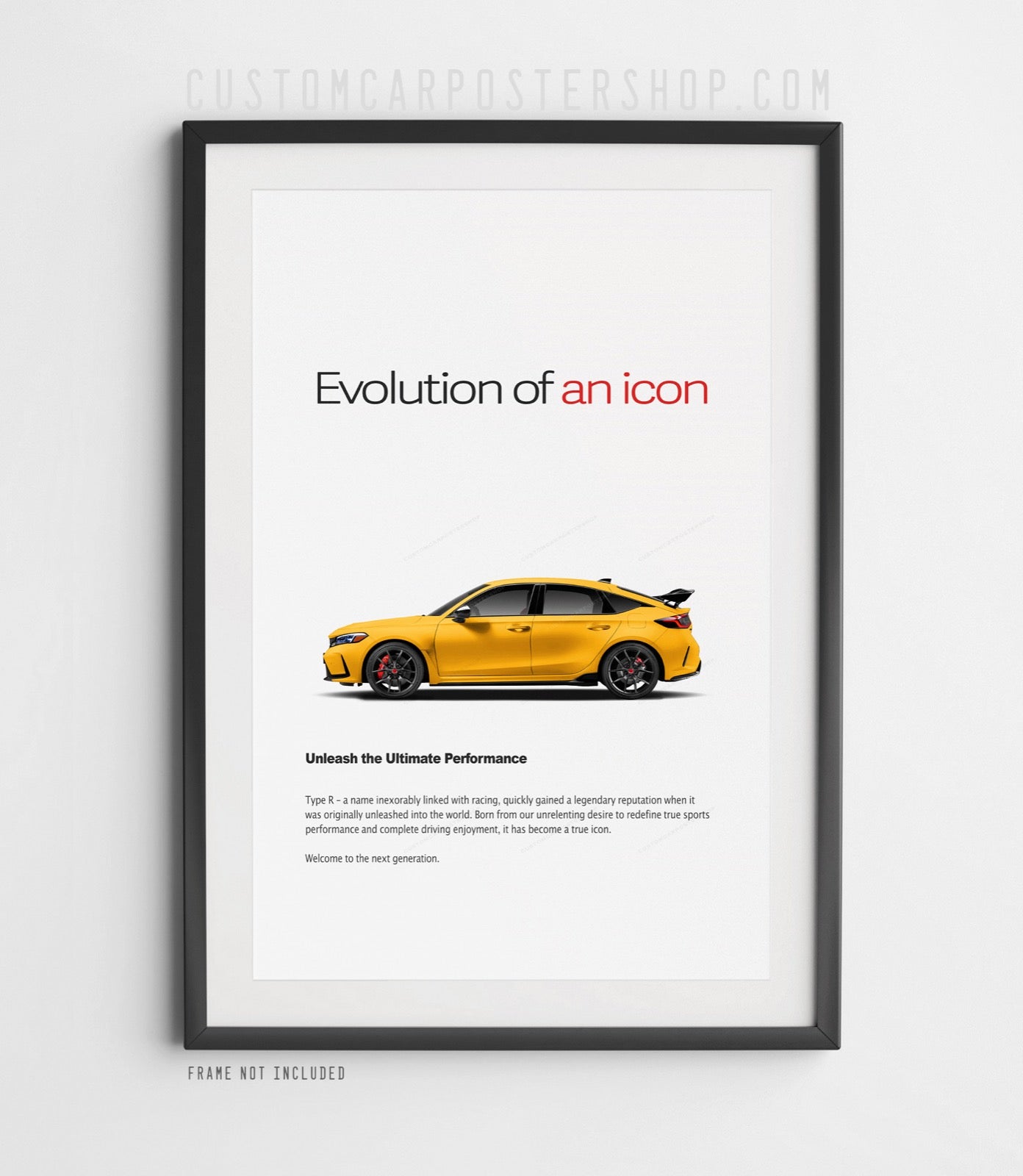 Honda Civic Type R FL5 Print Ad - Icon