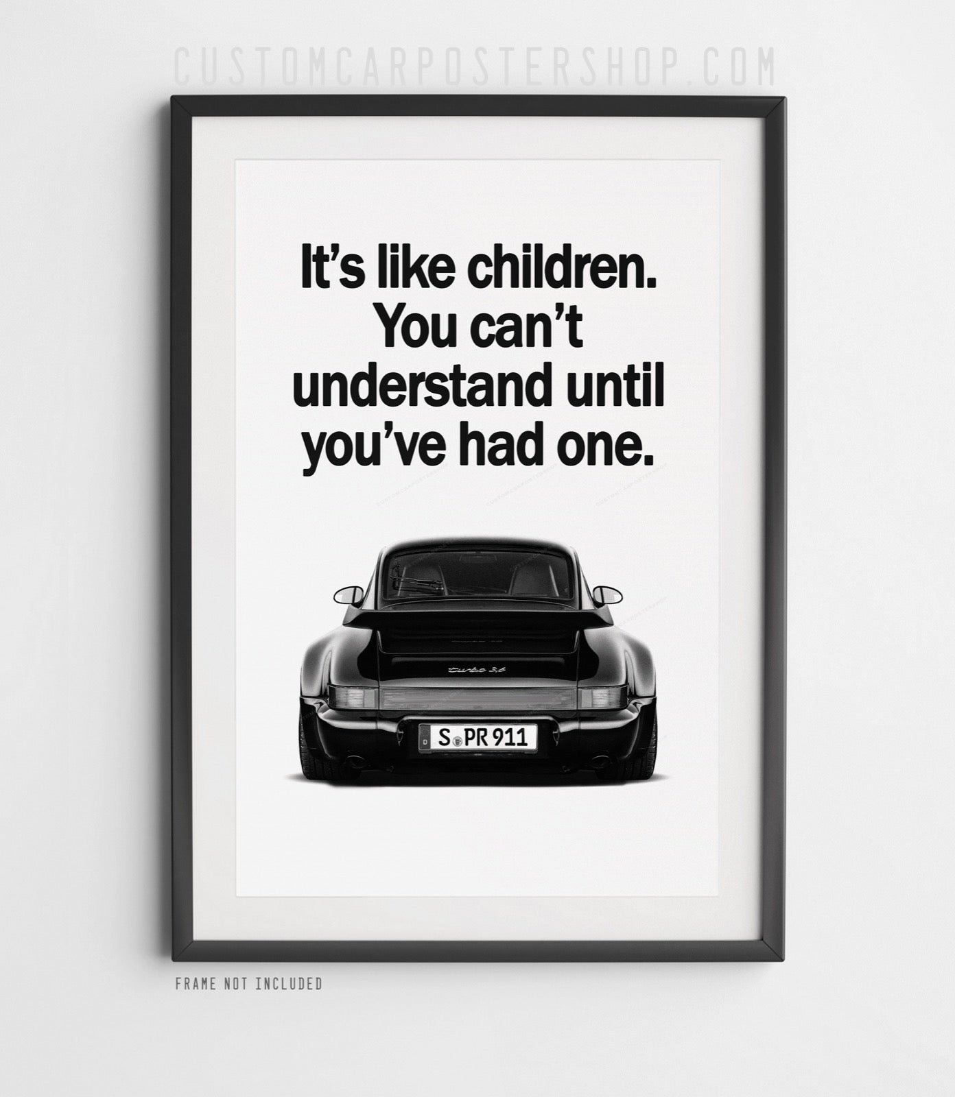 Porsche 911 (964) Turbo Vintage Ad - Like Children