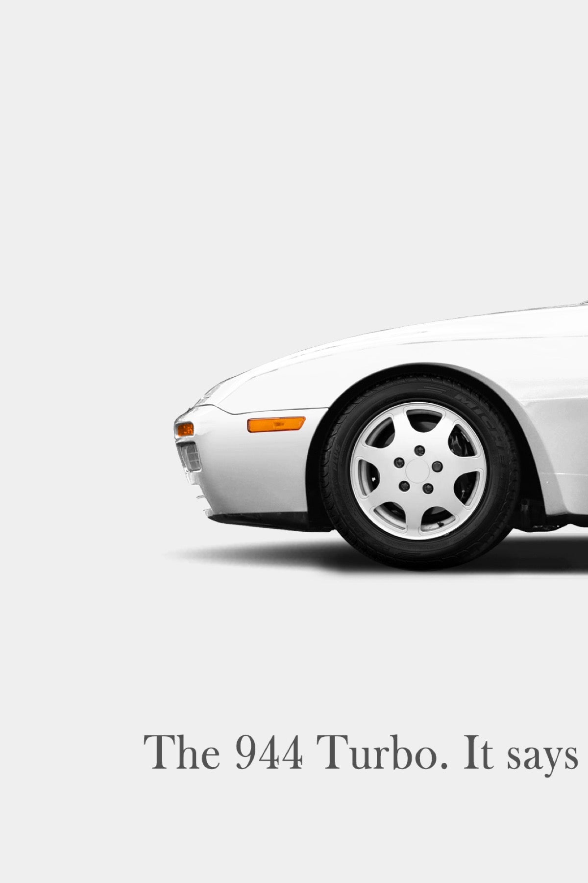 Porsche 944 Turbo Print Ad - Keeping Up With The Jones