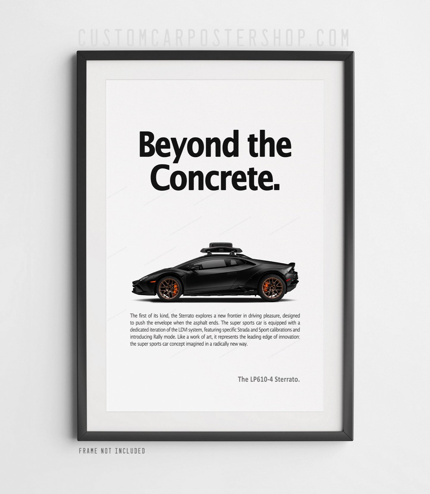 Lamborghini Huracán Sterrato Print Ad - Beyond the Concrete