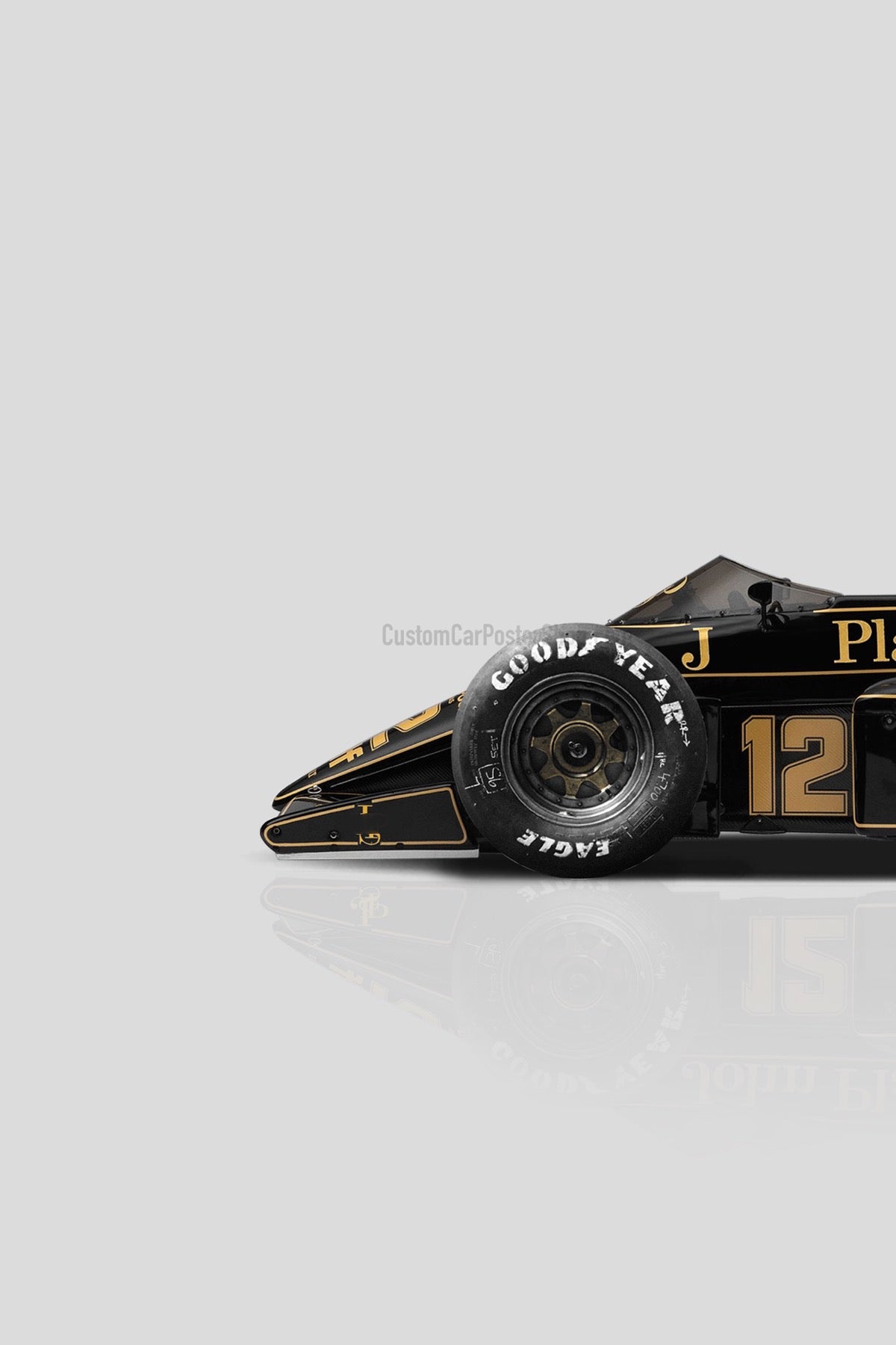 Lotus 97T Ayrton Senna F1 Poster – Classic Formula 1