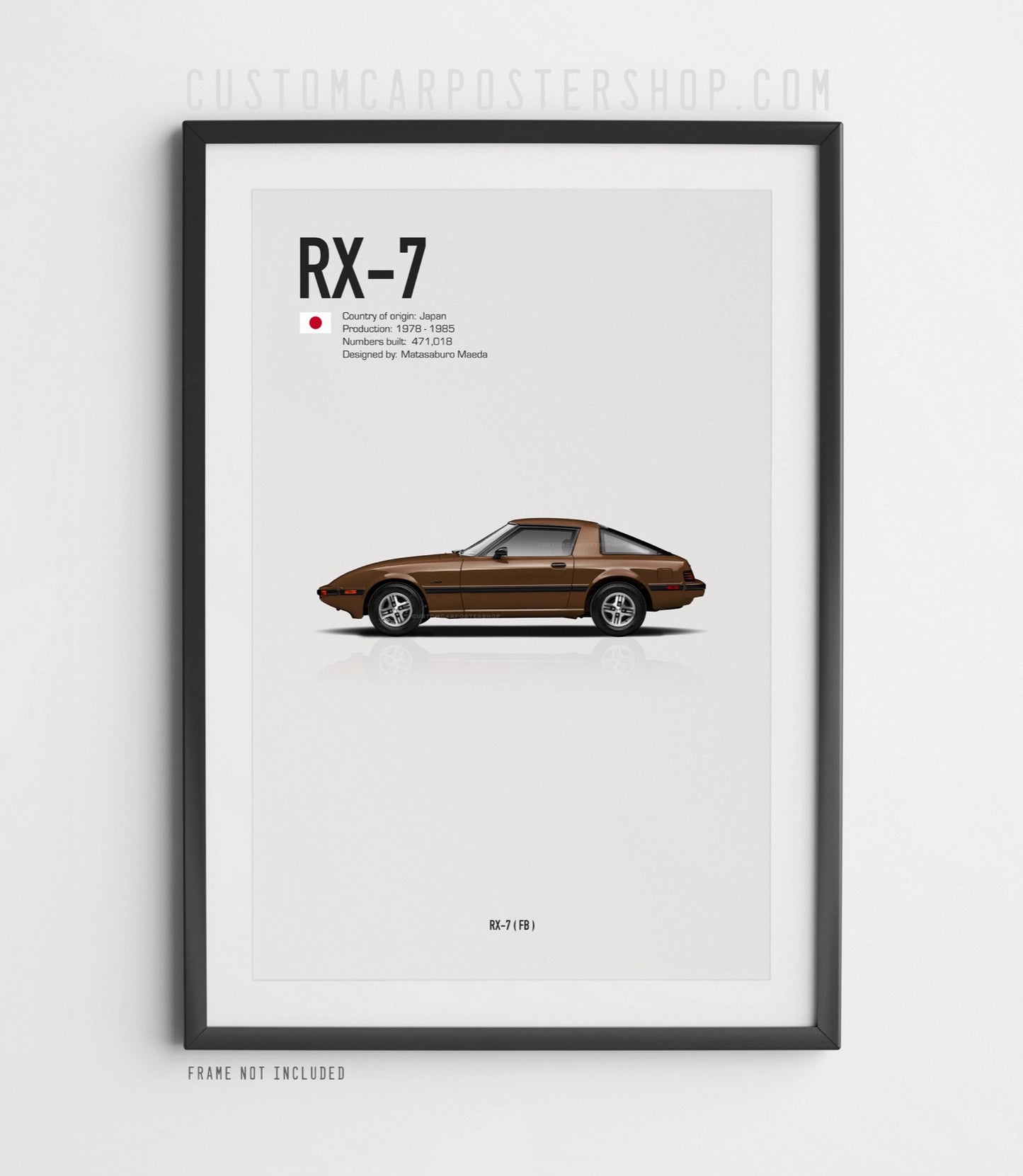Mazda RX-7 (FB) Poster