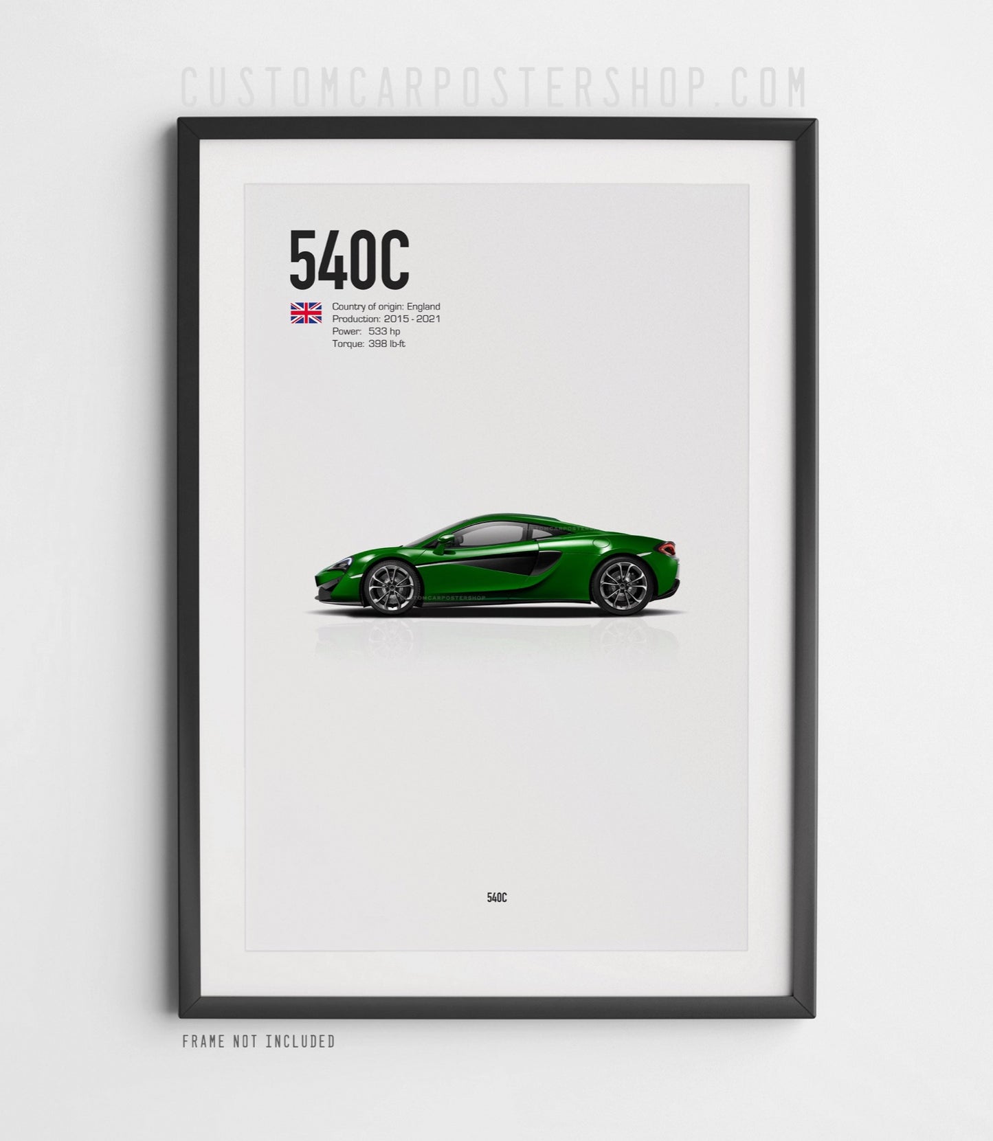 McLaren 540C Poster