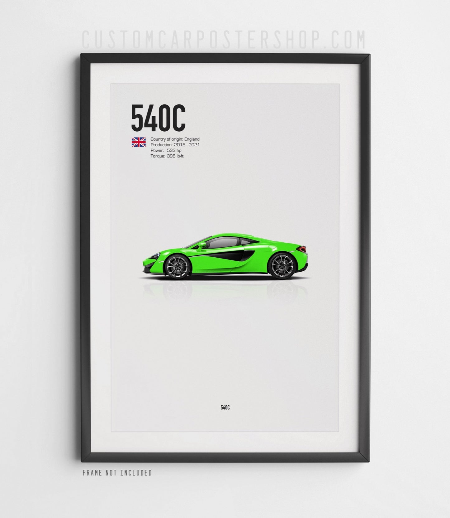 McLaren 540C Poster