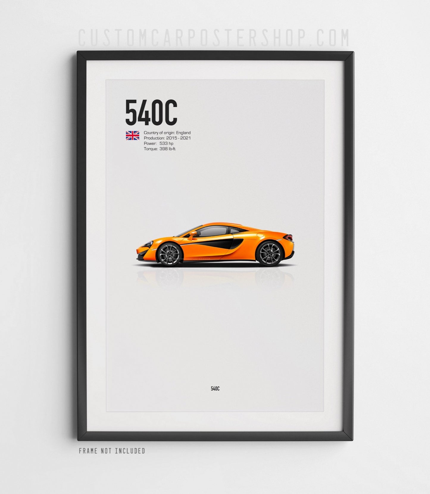 McLaren 540C Poster