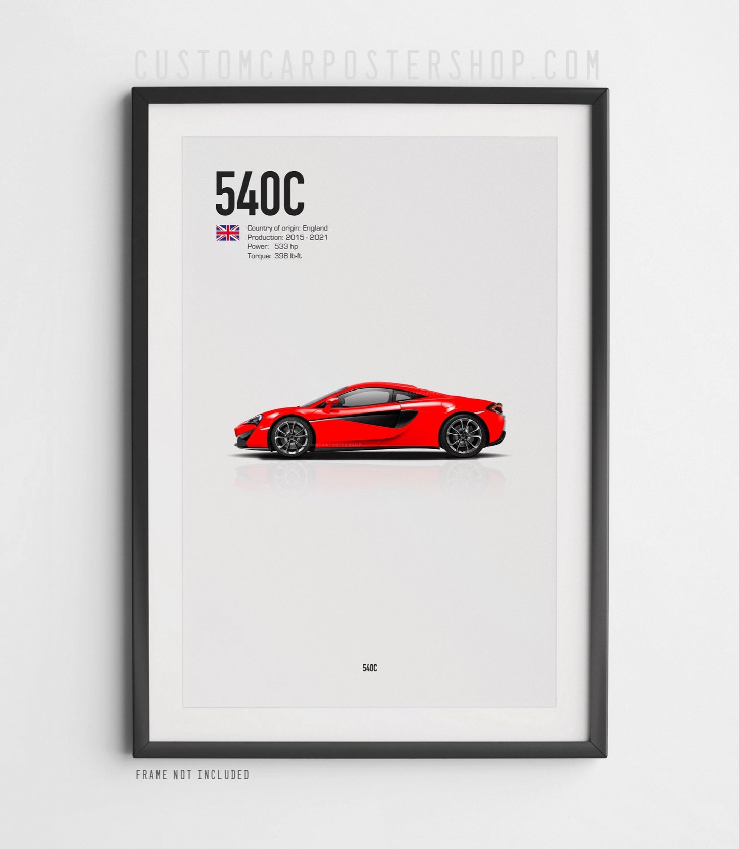 McLaren 540C Poster