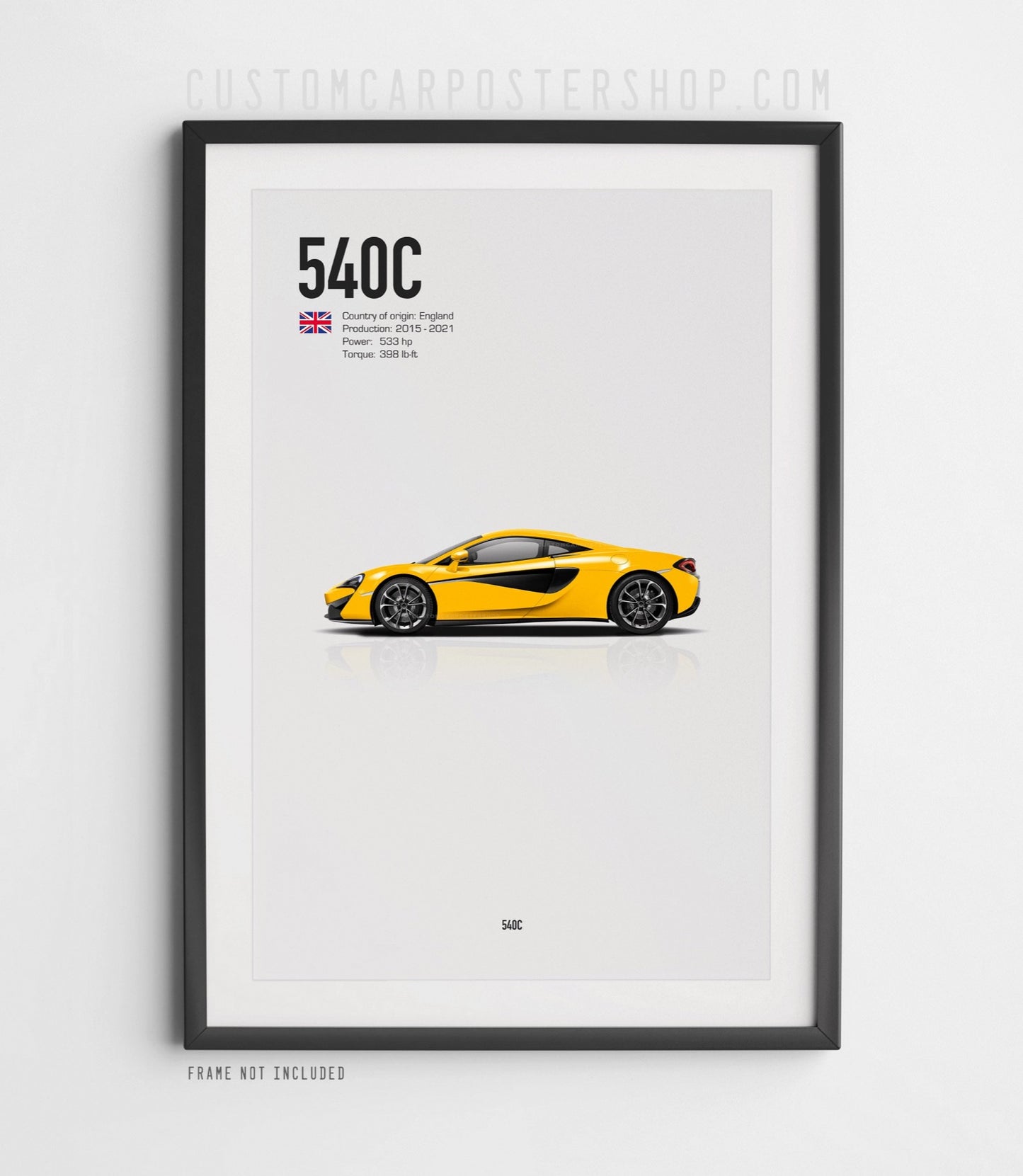 McLaren 540C Poster