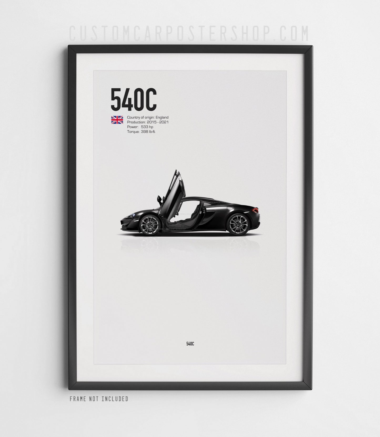 McLaren 540C Poster