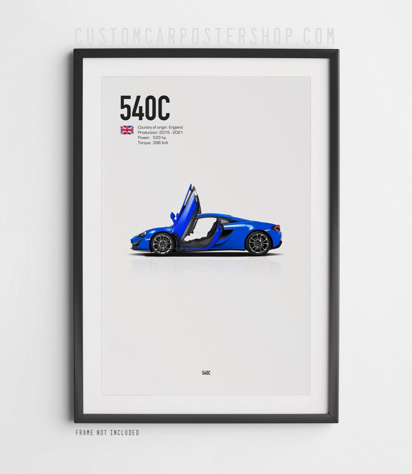 McLaren 540C Poster