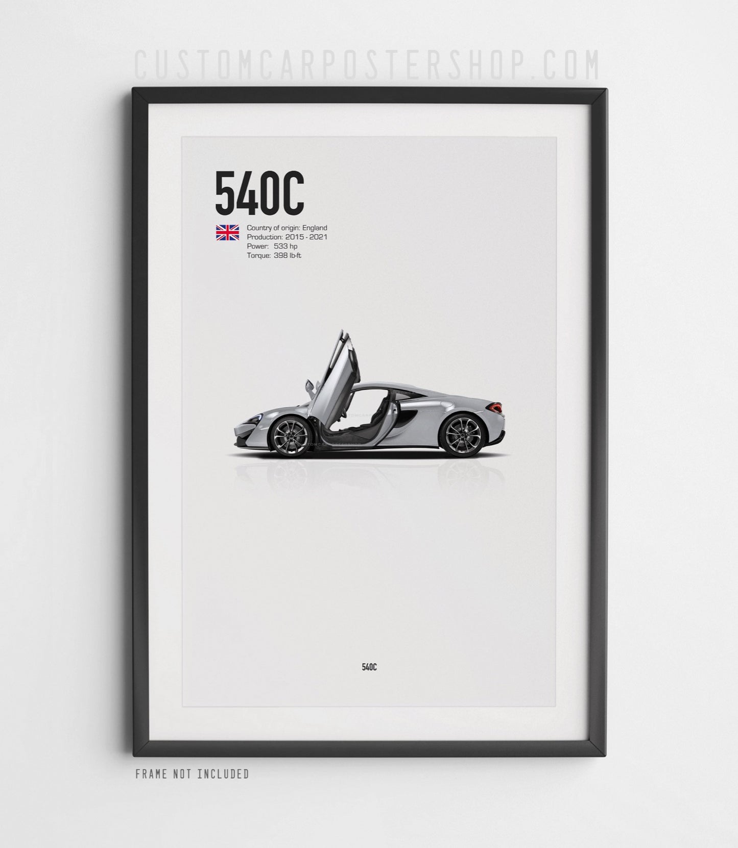 McLaren 540C Poster