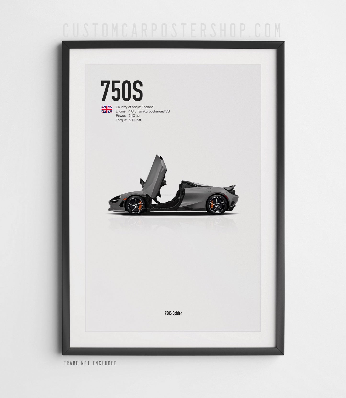 McLaren 750S Spider Poster