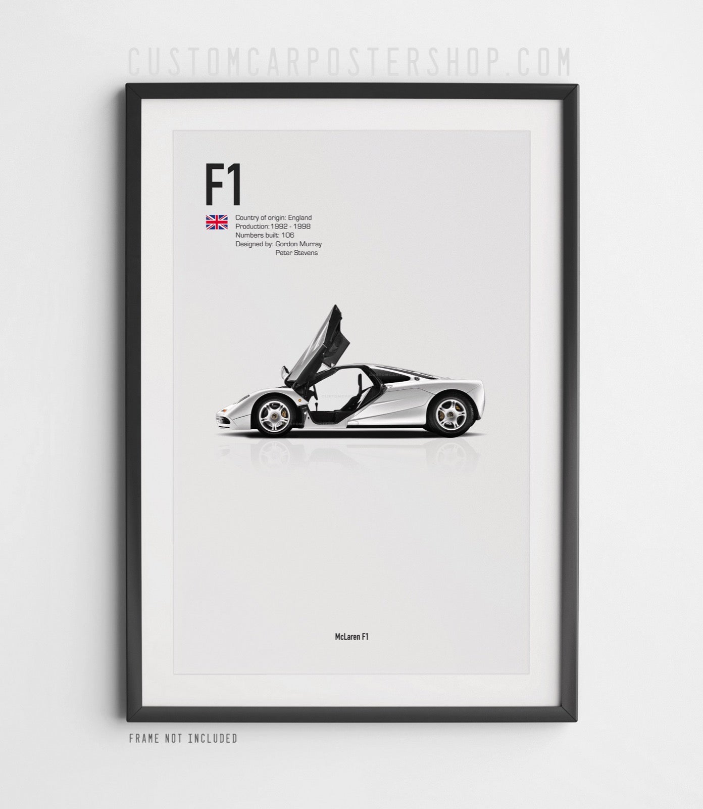 McLaren F1 Poster