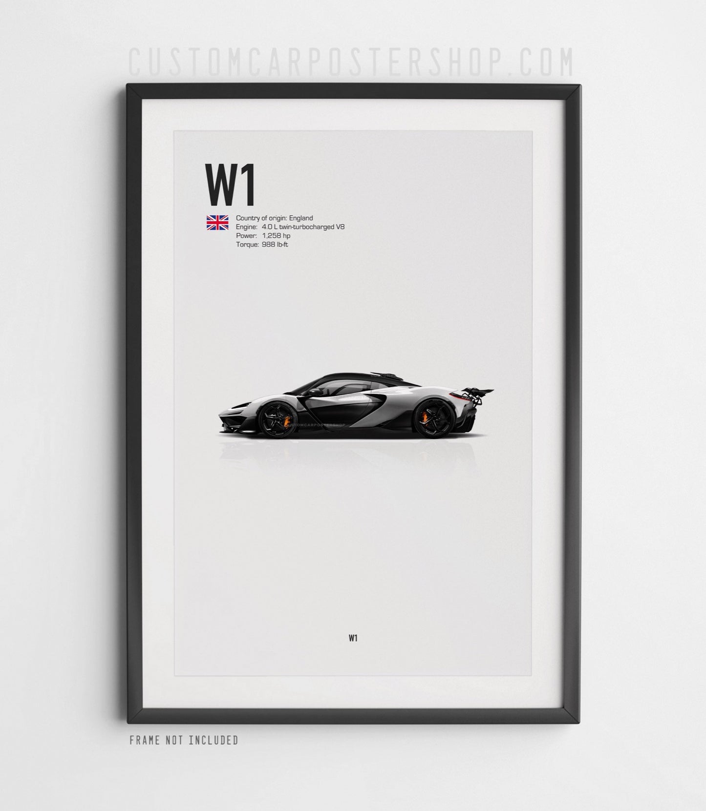 McLaren W1 Poster