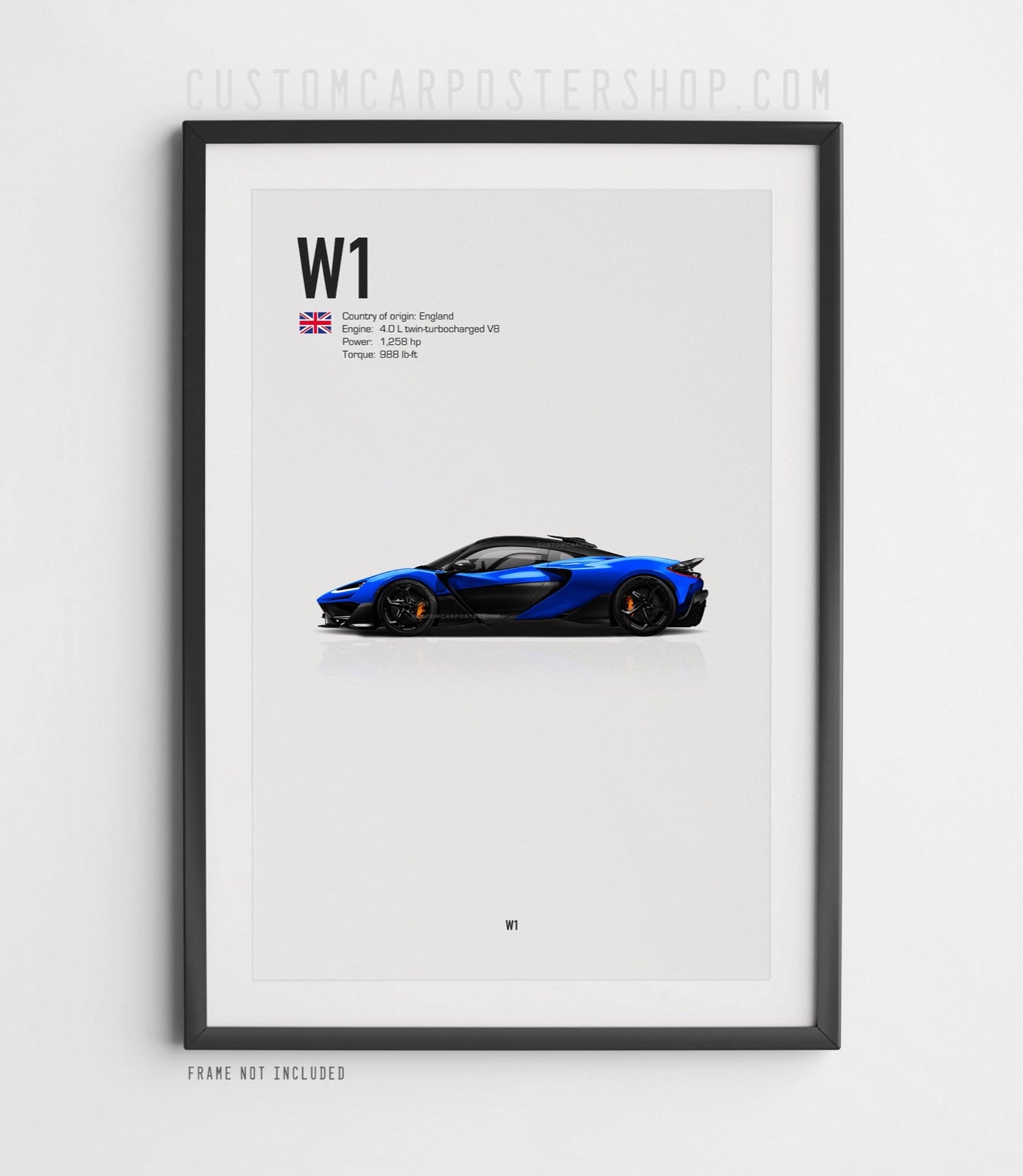 McLaren W1 Poster