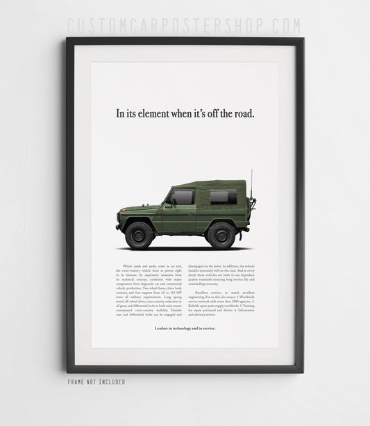 Mercedes 240GD Print Ad Reproduction