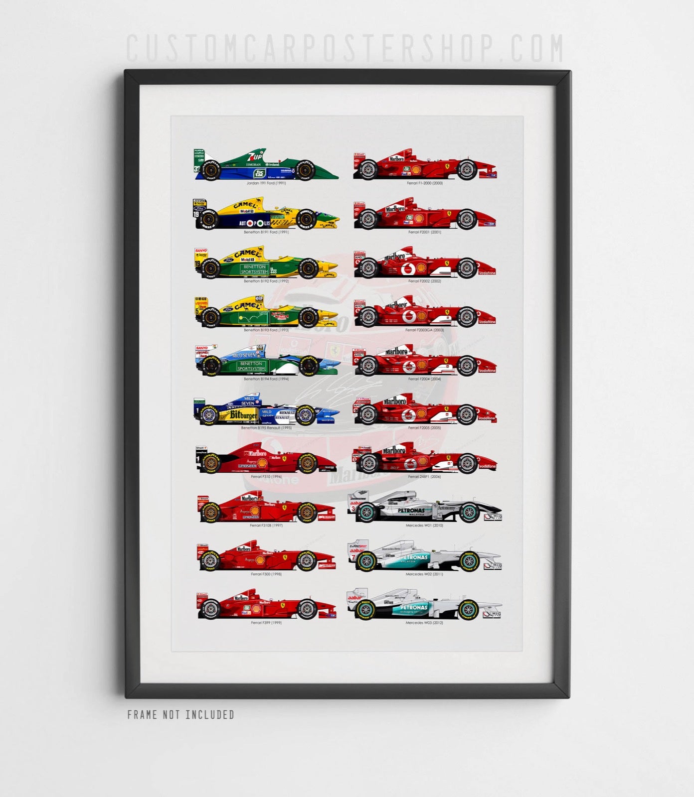 Michael Schumacher F1 Tribute (Benetton, Ferrari, Mercedes, Jordan)