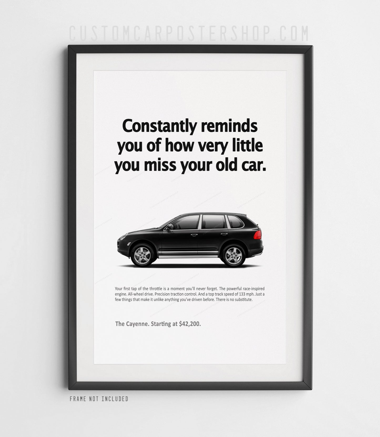 Porsche Cayenne (955) Print Ad Poster - Miss Your Old Car
