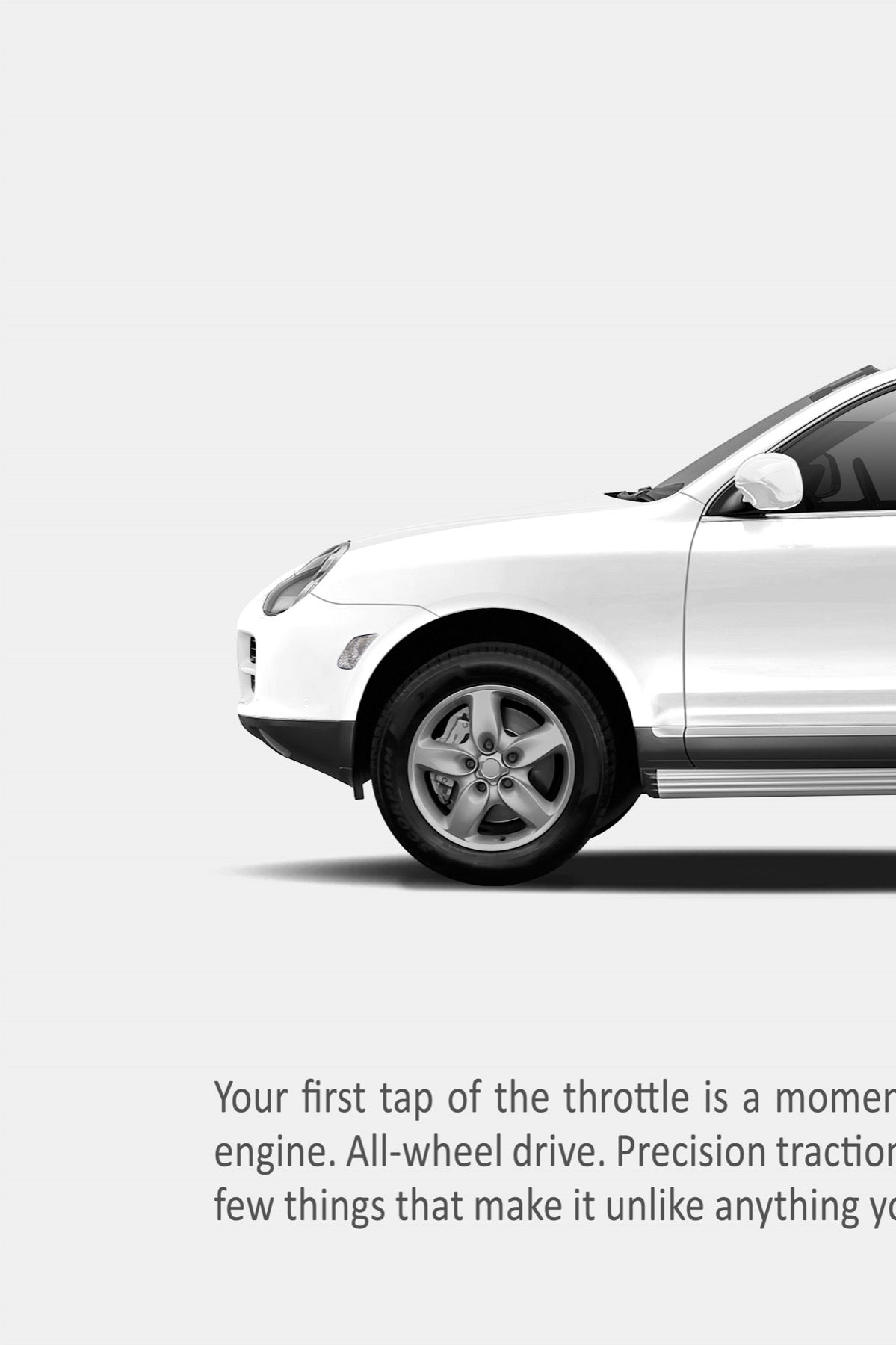 Porsche Cayenne (955) Print Ad Poster - Miss Your Old Car