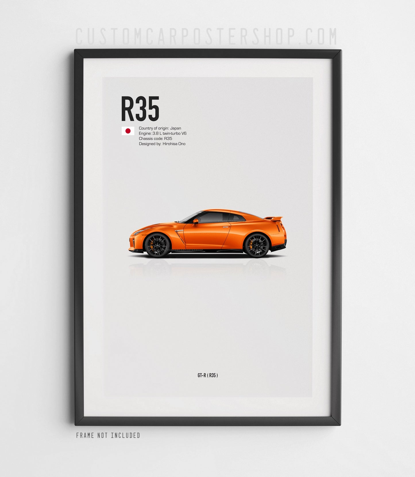 Nissan GTR R-35 Poster