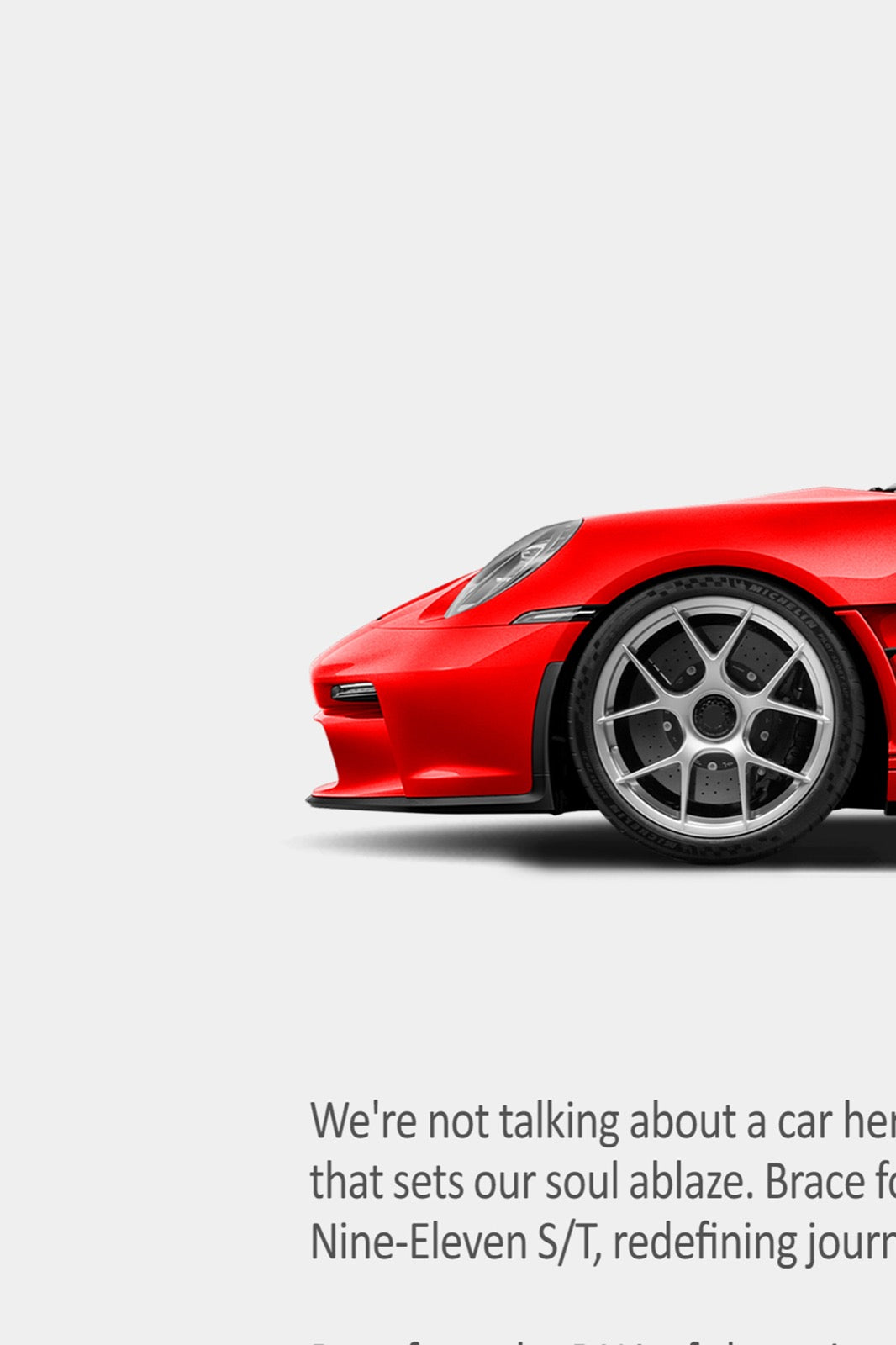 Porsche 911 S/T (992) Print Ad - Not Just a Drive