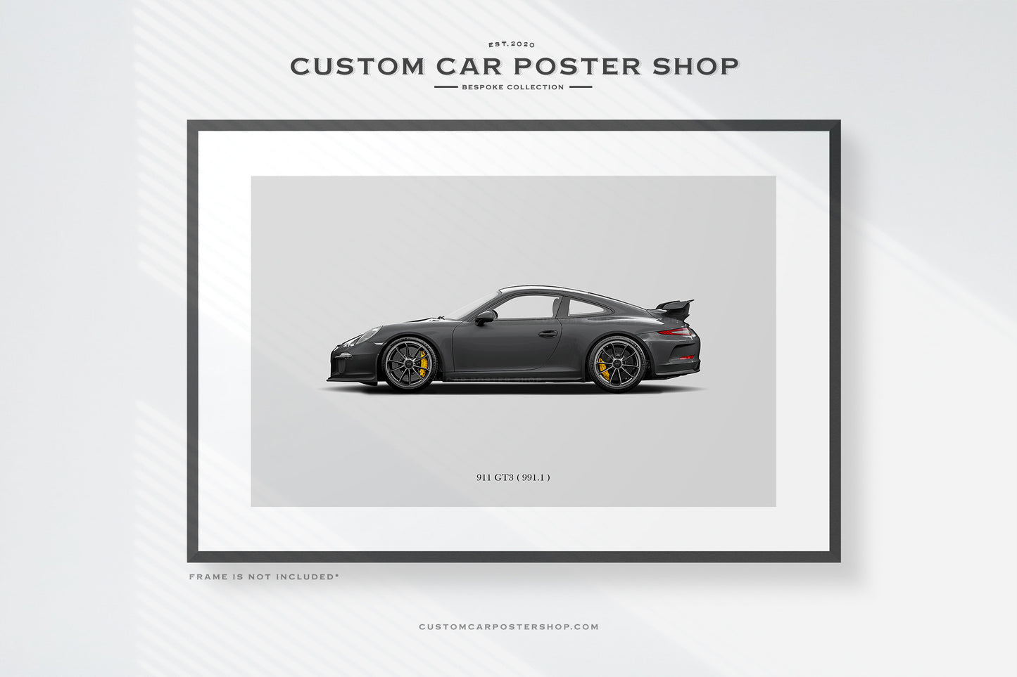 Porsche 911 GT3 991.1 Commissioned Print Poster
