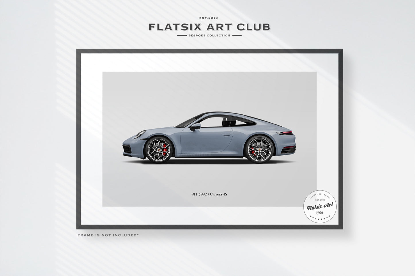 Porsche 911 Carrera 4S (992) Sketched Art (Commissioned)
