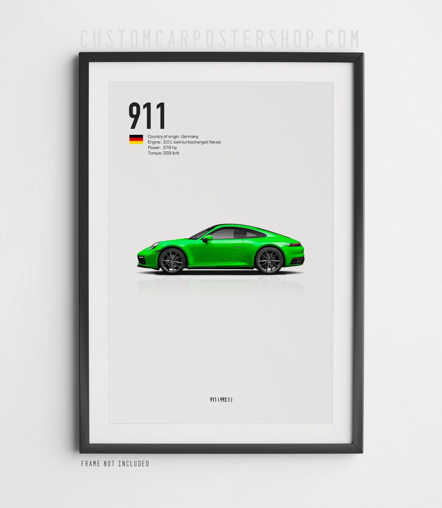 Porsche 911 (992.1) Carrera Poster