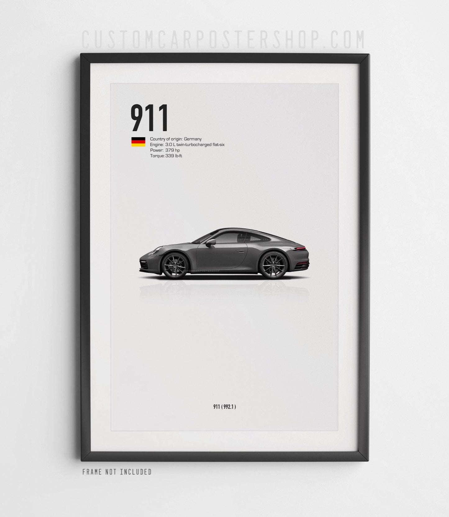 Porsche 911 (992.1) Carrera Poster